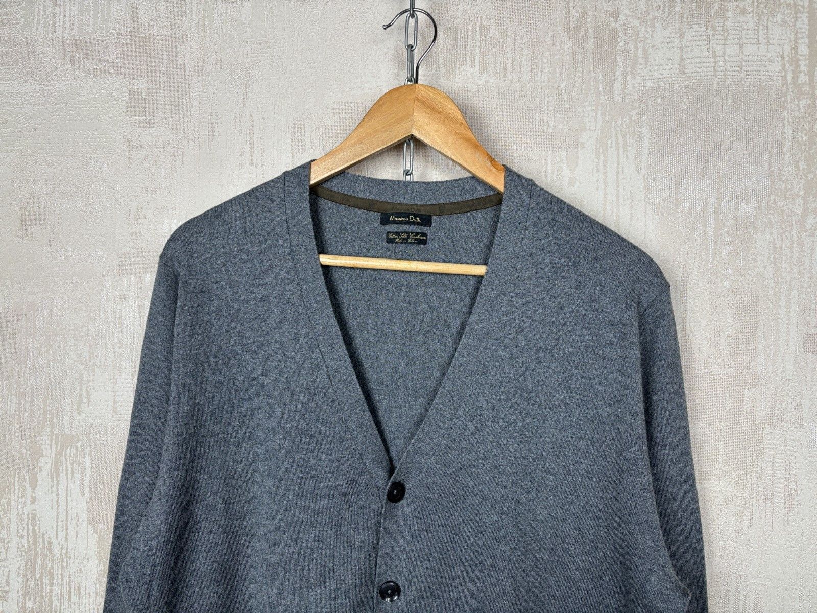 Massimo Osti Massimo Dutti Cotton Silk Cashmere Cardigan Sweater Size US L / EU 52-54 / 3 - 3 Thumbnail