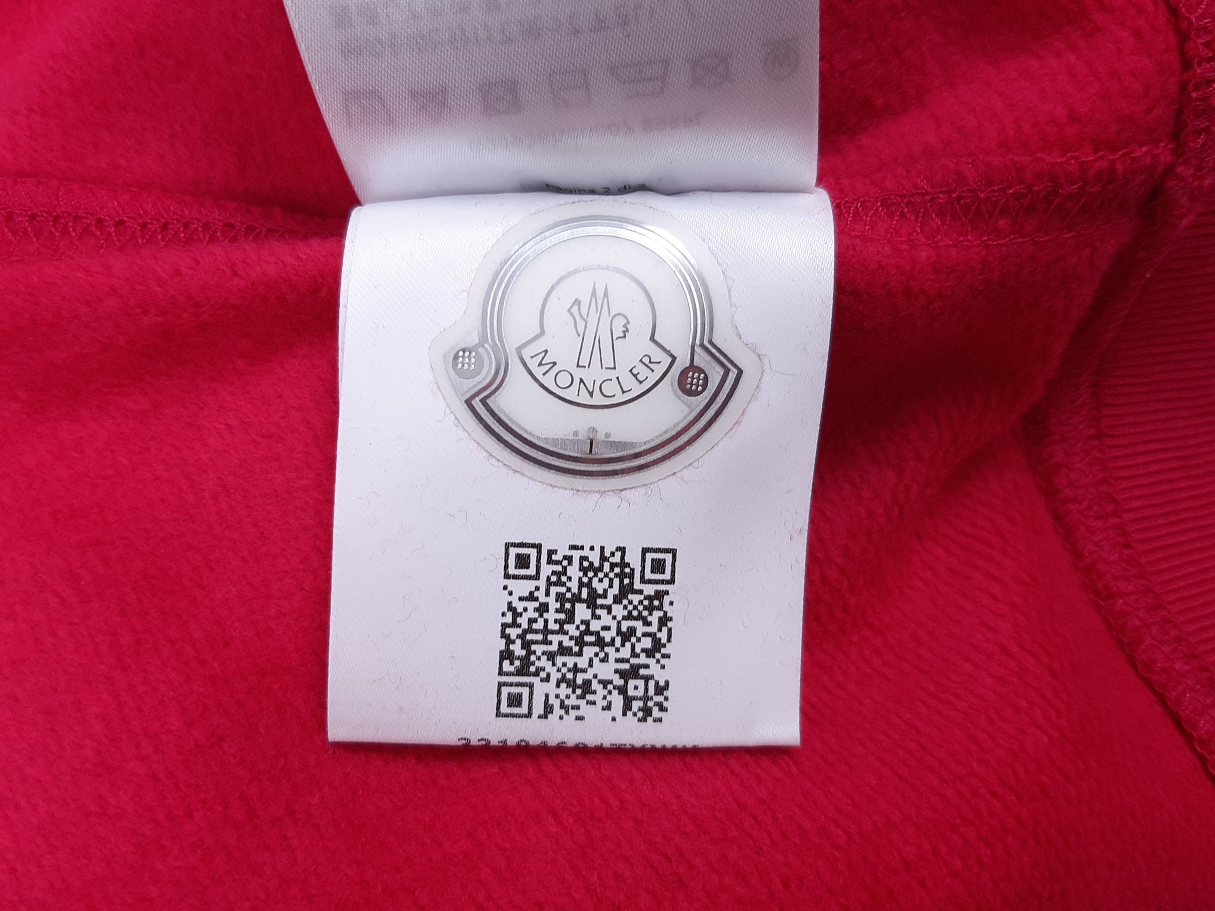 Moncler Moncler Hoodie Pink Black Women's Size S Size S / US 4 / IT 40 - 12 Thumbnail
