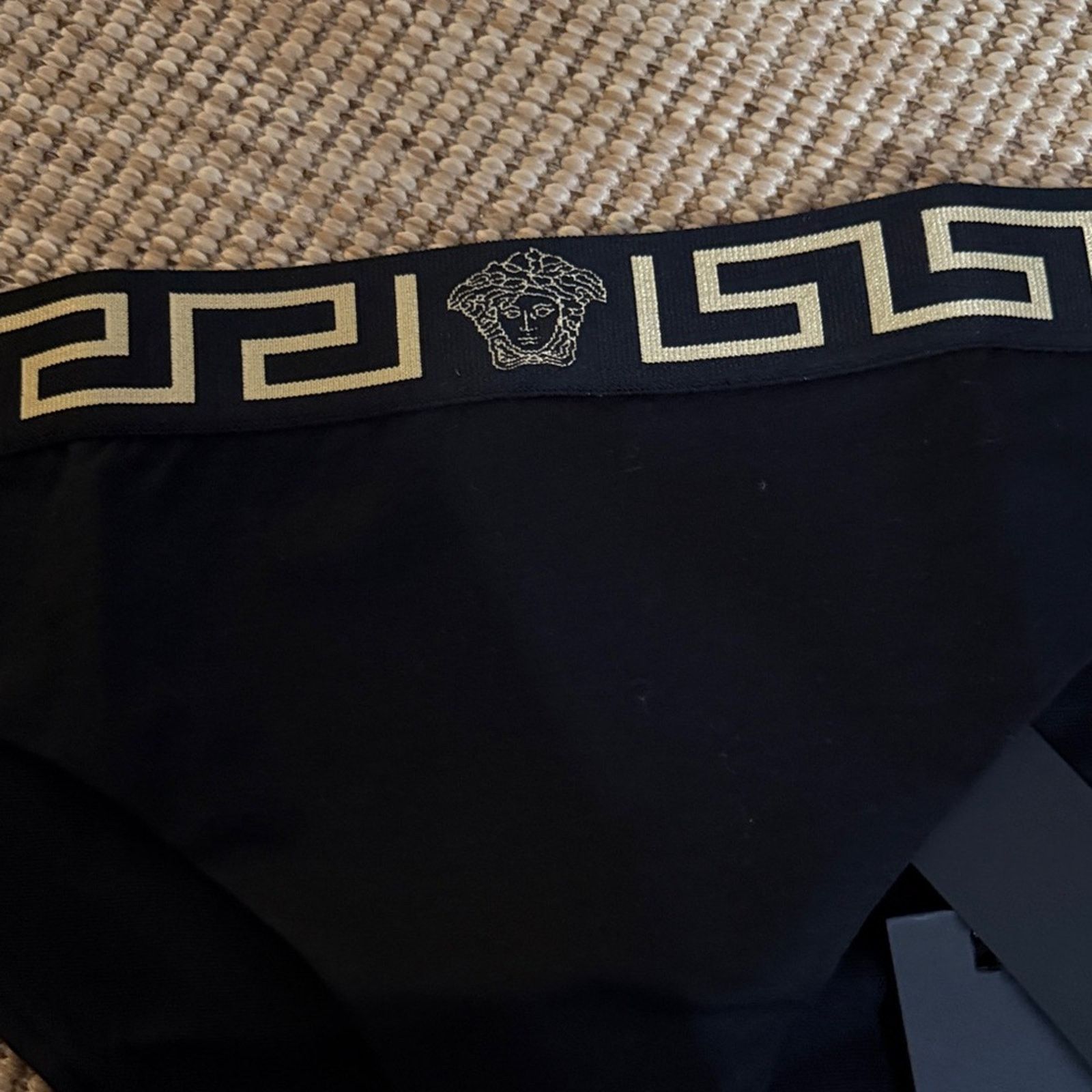 Versace NWT Versace Black Briefs with Gold Greek Key Size L Size ONE SIZE - 4 Thumbnail