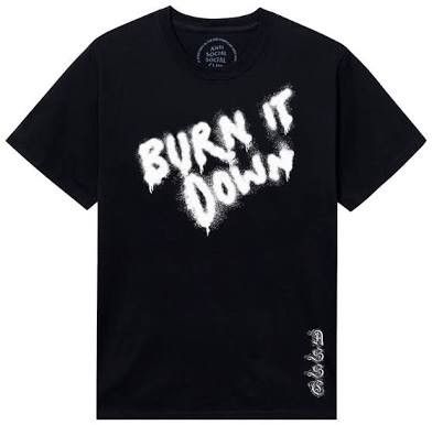 Anti Social Social Club New Anti Social Social Club Burn It Down T-Shirt XXL Size US XXL / EU 58 / 5 - 3 Thumbnail