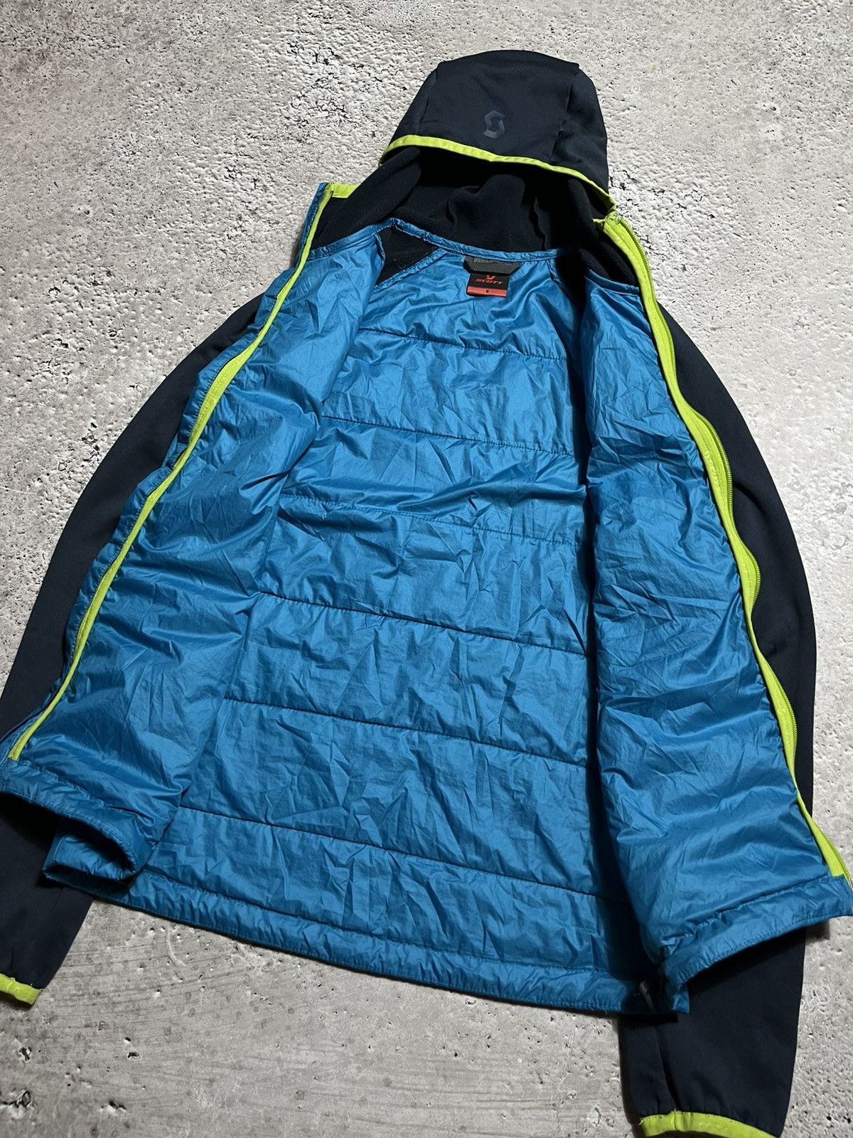 Other Scott Hybrid Jacket Men’s S – Blue & Black Hooded Softshell Size US S / EU 44-46 / 1 - 4 Thumbnail