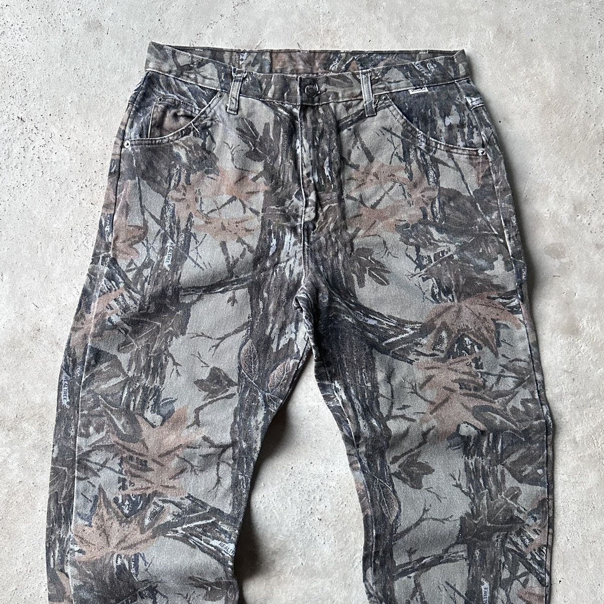 Carhartt (34x31) Crazy Vintage 90s Realtree Camo Carhartt Style USA Size US 34 / EU 50 - 6 Thumbnail