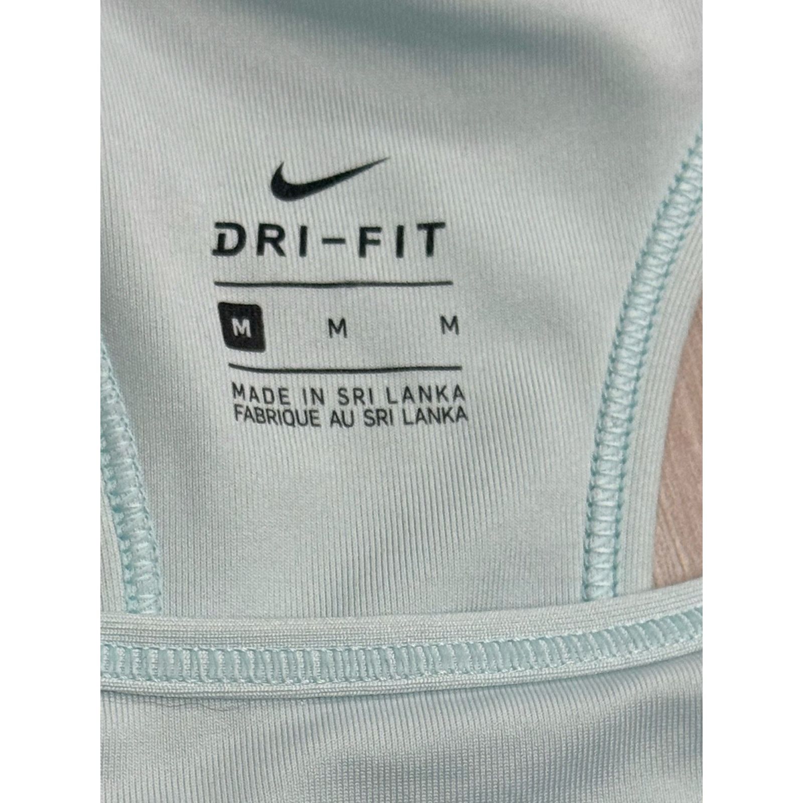 Nike Nike Dri-FIT Mint Green Sports Bra Size M / US 6-8 / IT 42-44 - 3 Thumbnail