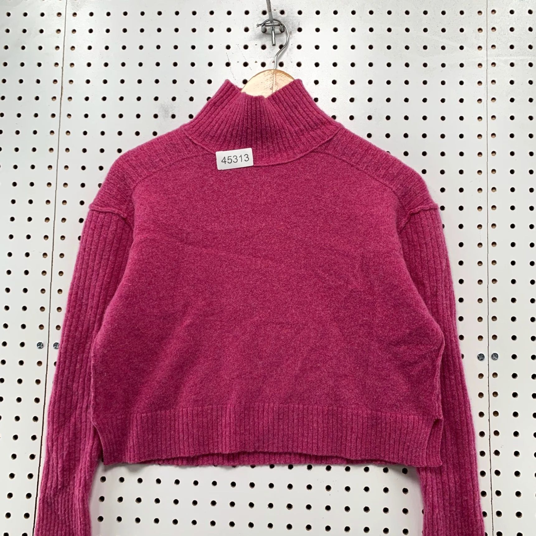 Free People Free People Aubrey Cashmere Turtleneck Sweater Womens XS Pink Soft Cozy Size XS / US 0-2 / IT 36-38 - 2 Thumbnail