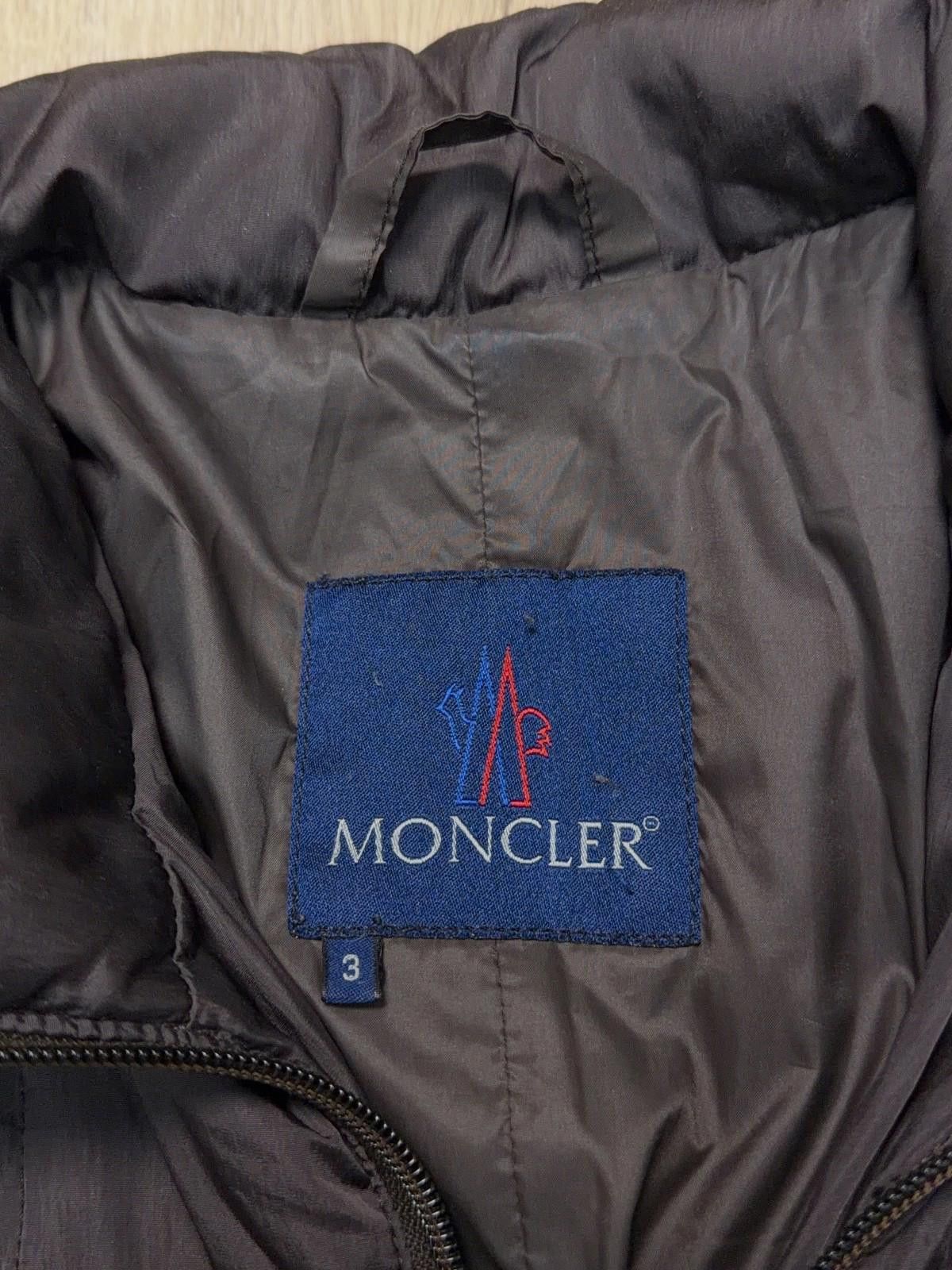 Moncler Womens Down Insulated Puffer Jacket Vintage Brown Size 3 M-L Size L / US 10 / IT 46 - 4 Thumbnail