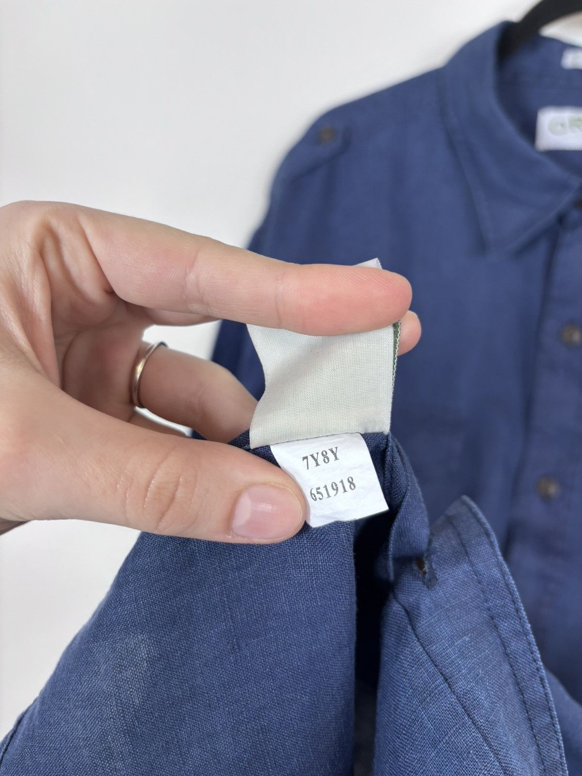 Orvis Vintage Orvis Bush Men’s Blue Linen Short Sleeve Shirt Size US XXL / EU 58 / 5 - 14 Thumbnail