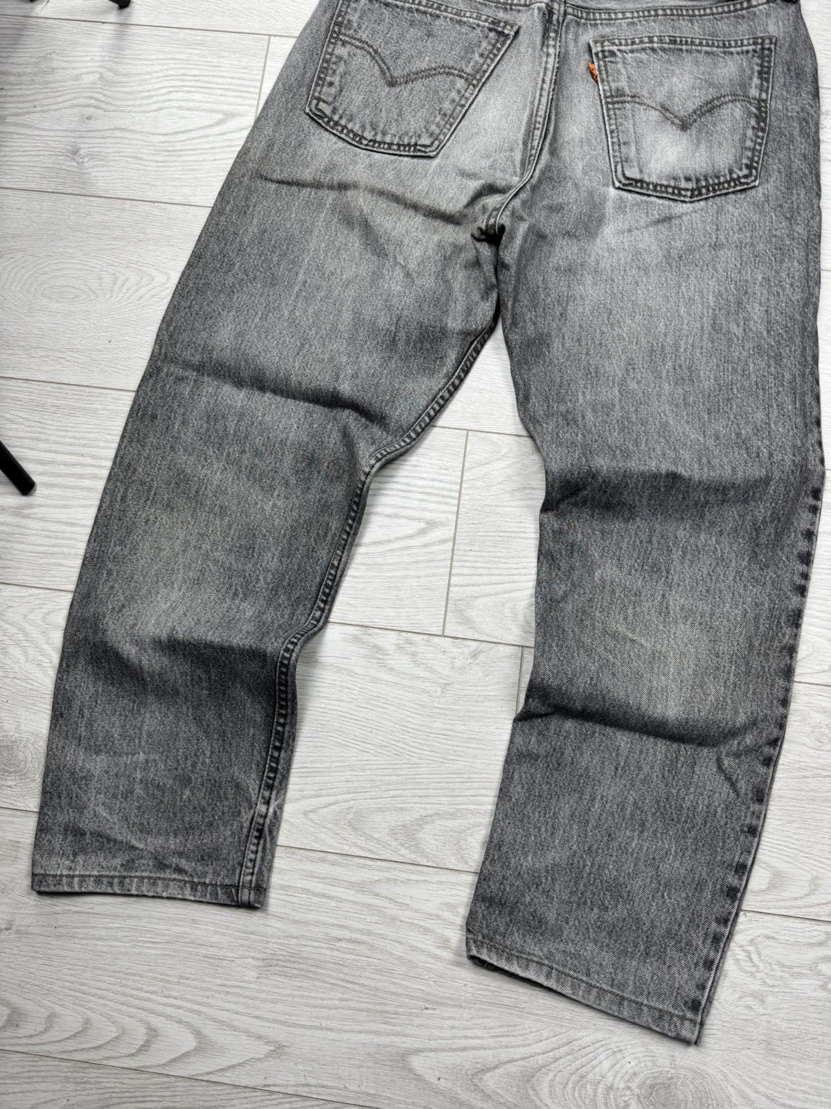 Levi's × Vintage Vintage 90s Levis Orange Tab Distressed Denim Pant Jeans Size US 36 / EU 52 - 3 Thumbnail