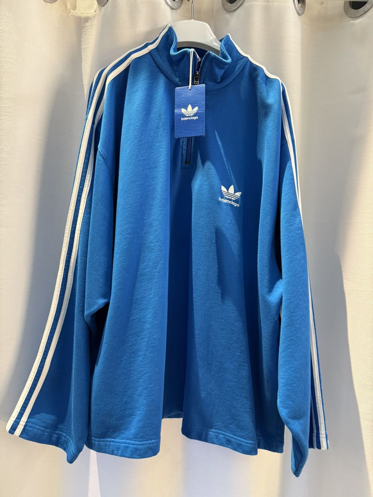 Adidas × Balenciaga Balenciaga x adidas oversized sweater Size US XL / EU 56 / 4 - 1 Thumbnail