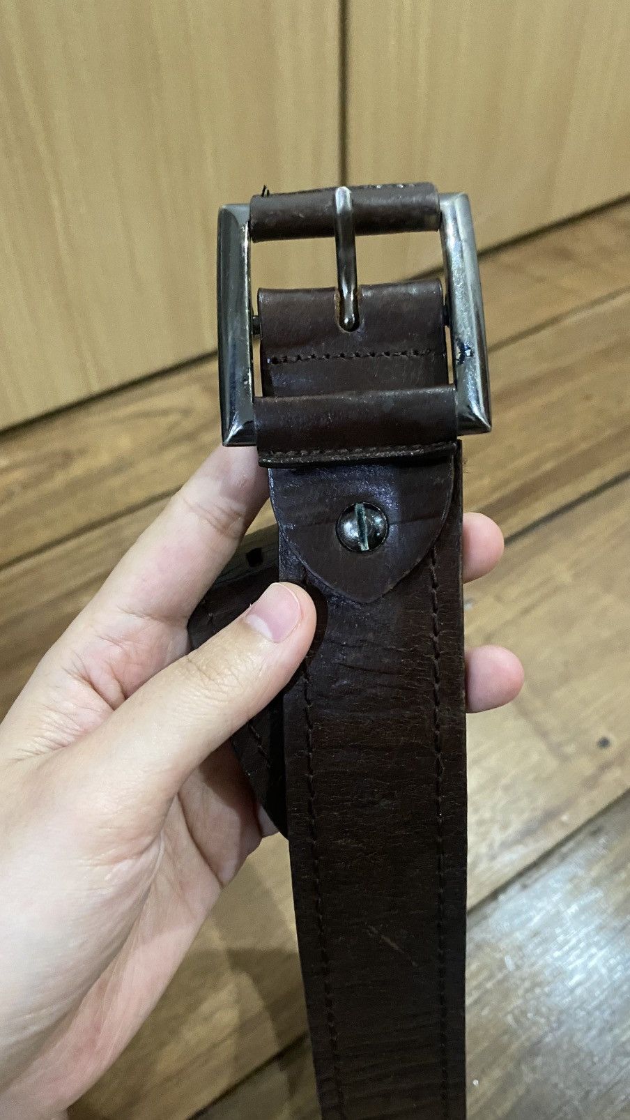 Vintage Y2K vintage belt leather Size ONE SIZE - 3 Thumbnail