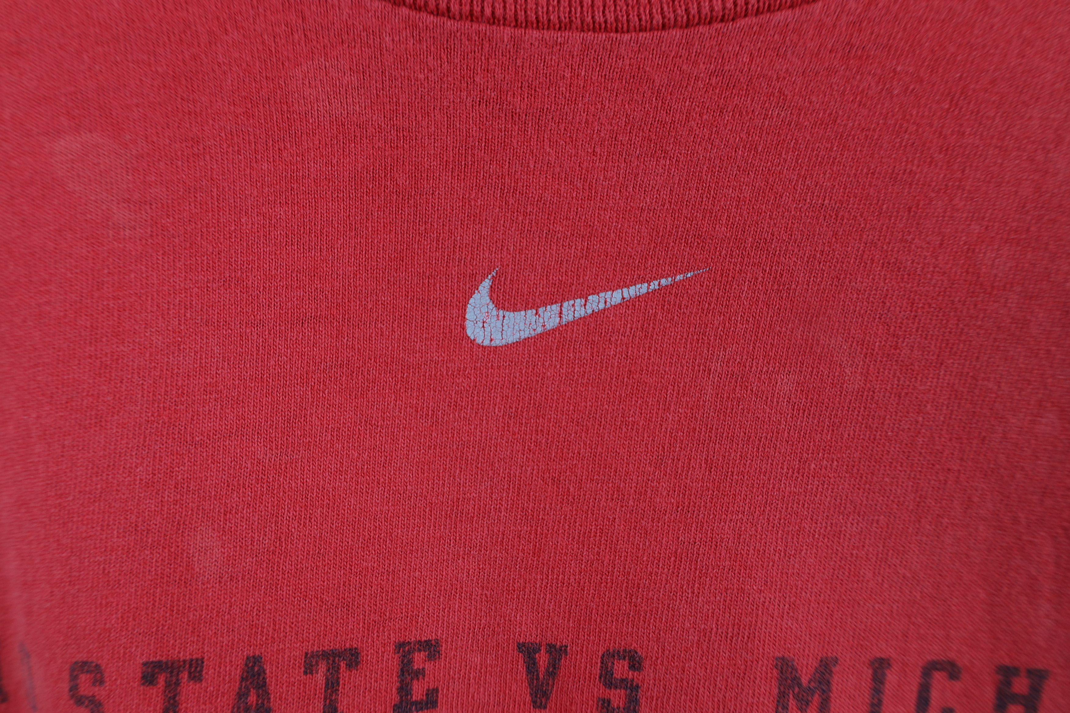 Nike × Vintage Vintage Y2K 2002 Nike Ohio State vs Michigan T-Shirt Size US XL / EU 56 / 4 - 9 Thumbnail