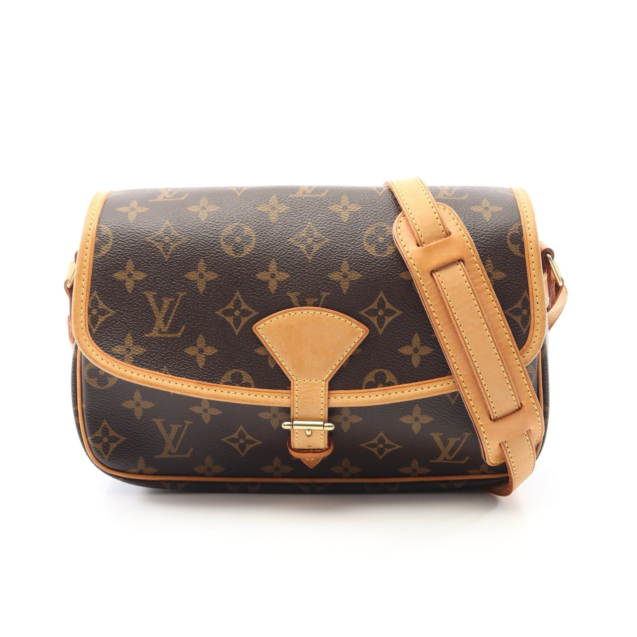 Louis Vuitton Louis Vuitton Sologne Monogram Shoulder Bag Leather Brown Size ONE SIZE - 1 Thumbnail