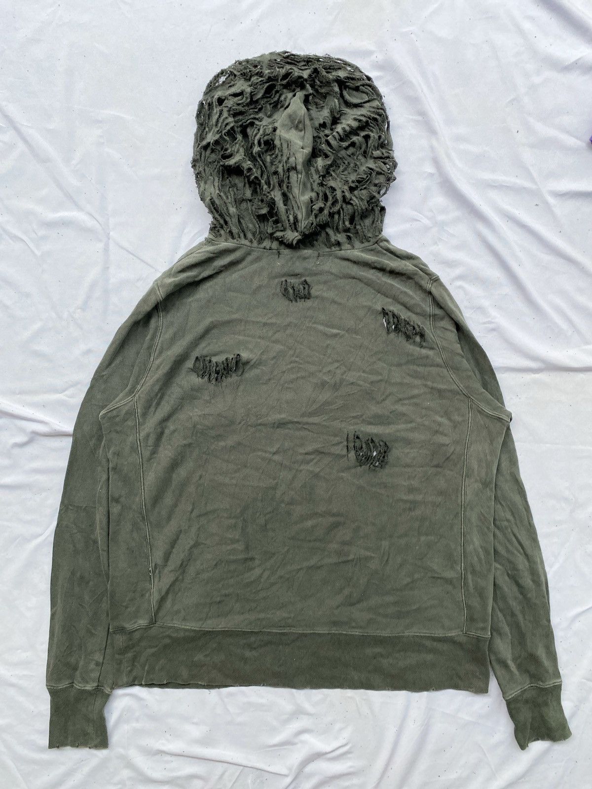 Hysteric Glamour × If Six Was Nine × Le Grande Bleu (L.G.B.) SIMPLICITE DISTRESSED GRUNGE PUNK SEDITIONARIES HOODIE Size US L / EU 52-54 / 3 - 2 Thumbnail