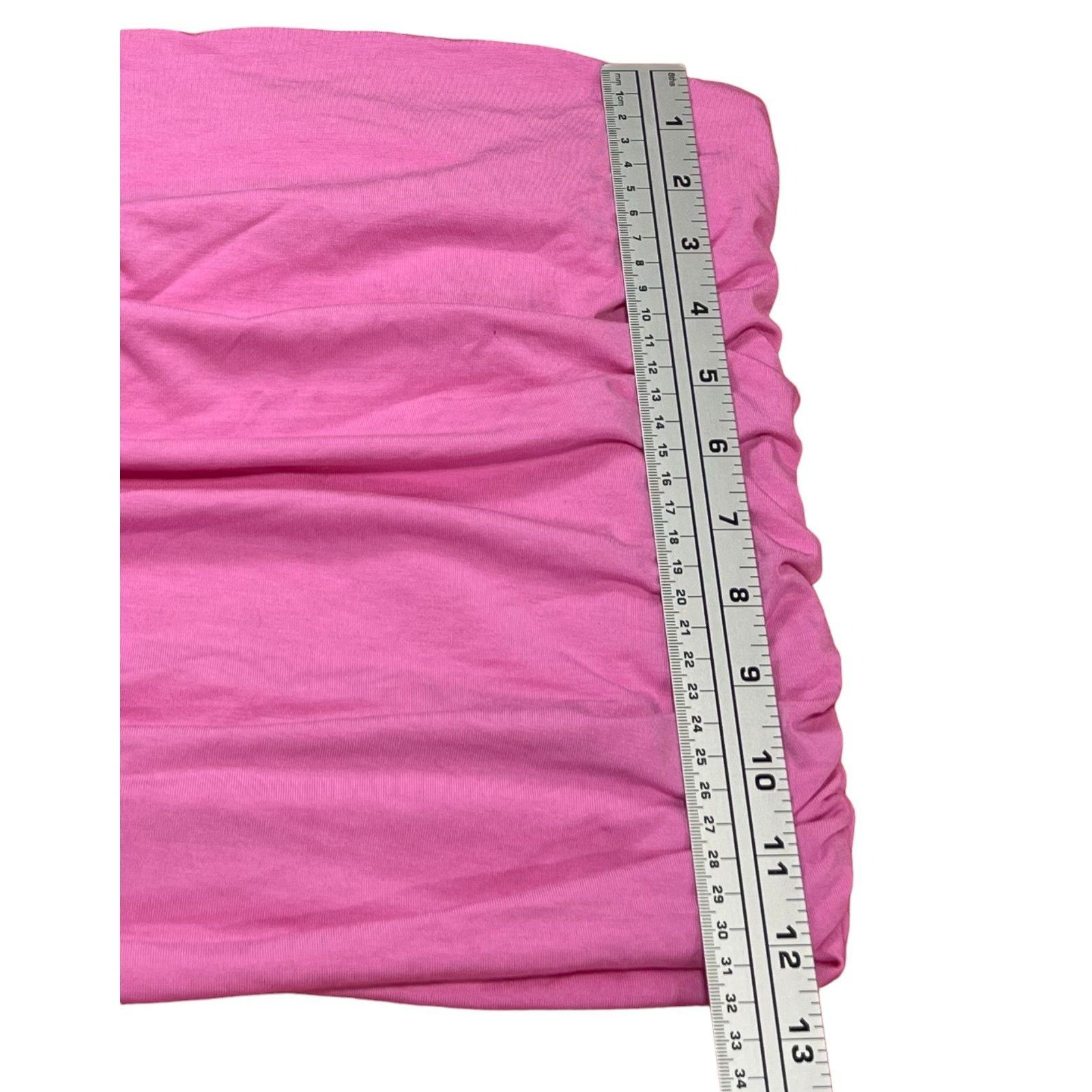 Other A New Day - Women's Slim Fit Ruched Tube Top Pink - XXS Size ONE SIZE - 8 Thumbnail