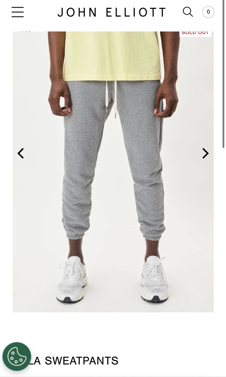 John Elliott John Elliott LA Sweatpants - Dark Grey Size US 35 - 16 Thumbnail