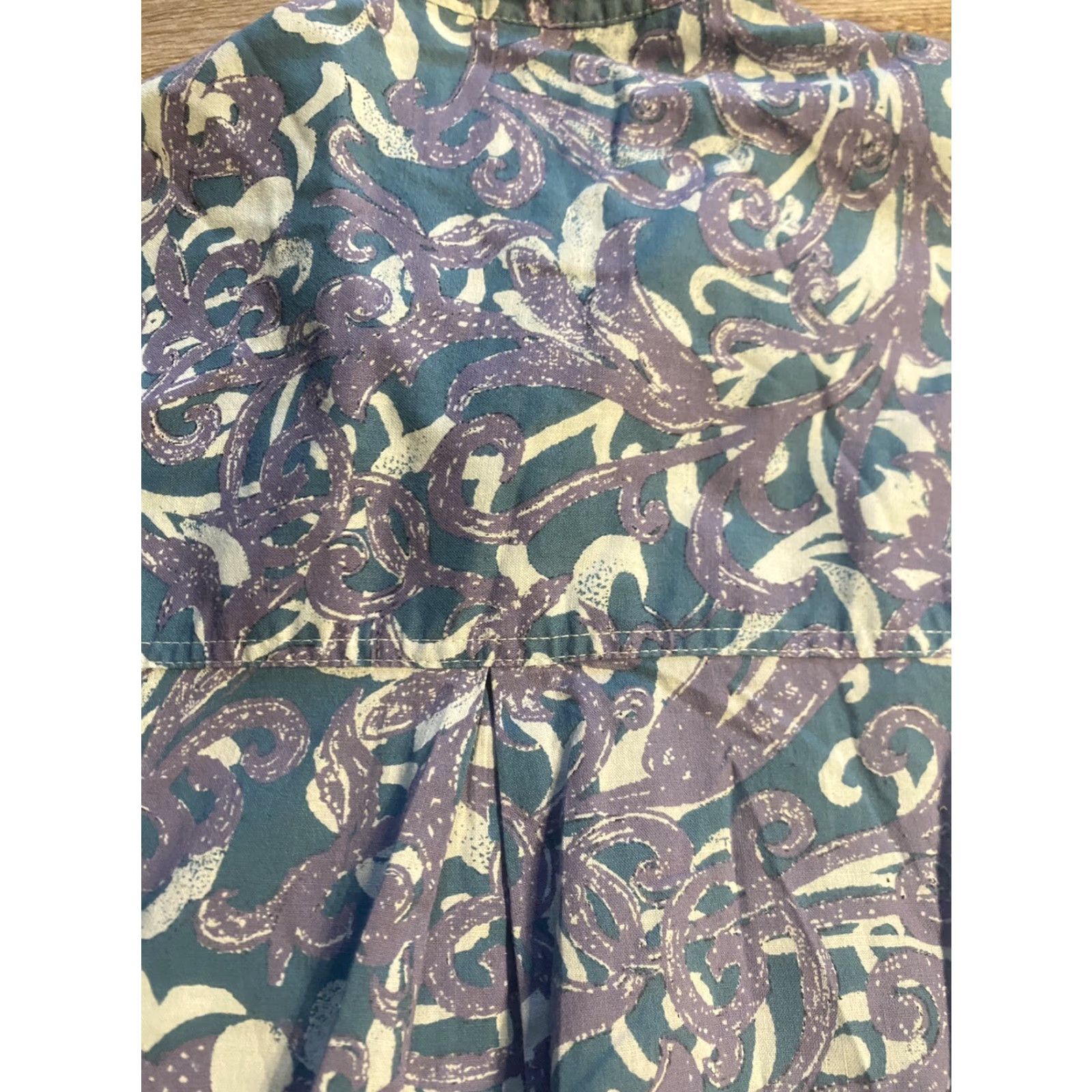 Levi's VINTAGE Levi's Hawaiian Short Sleeve Shirt Mens M Blue Size US M / EU 48-50 / 2 - 6 Thumbnail
