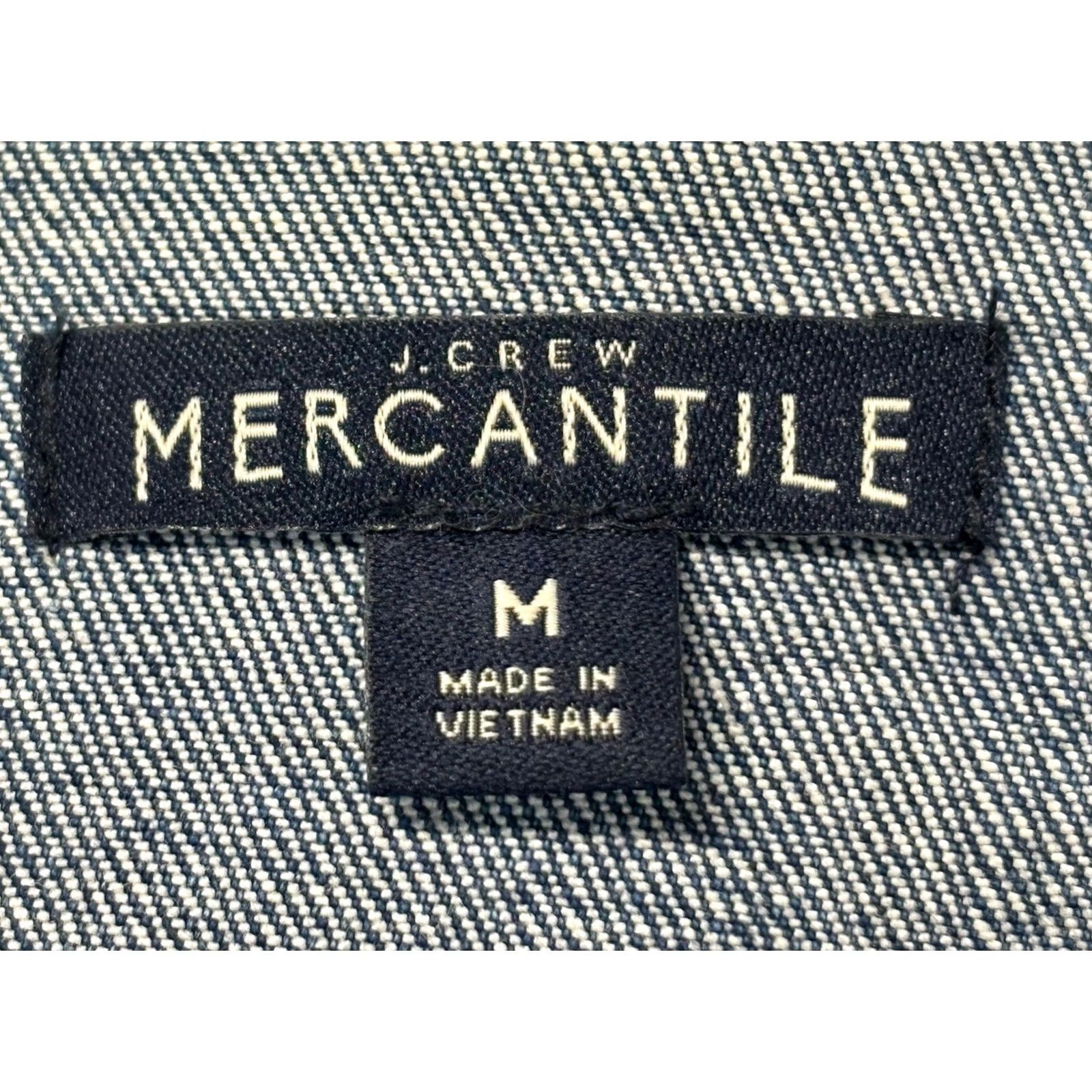 J.Crew J.CREW Mercantile Denim Trucker Jacket Blue Womens M Stretch Regular Jacket Modern Classic Outdoor Preppy Mens Womens Girls not applicable Size M / US 6-8 / IT 42-44 - 7 Thumbnail