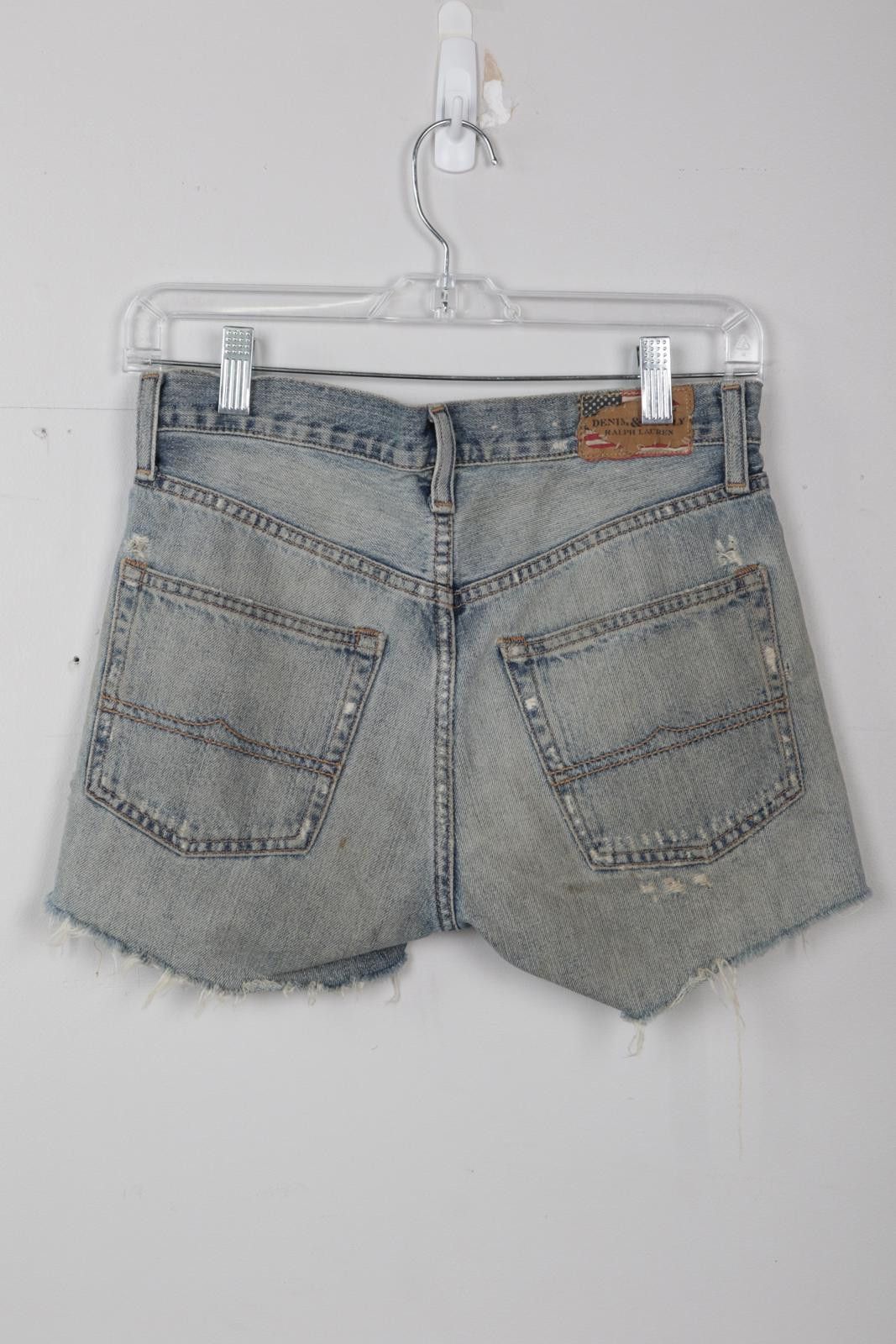 Denim & Supply Ralph Lauren 2010's Denim & Supply Ralph Lauren Light Wash Denim Shorts Size 28" / US 6 / IT 42 - 2 Thumbnail