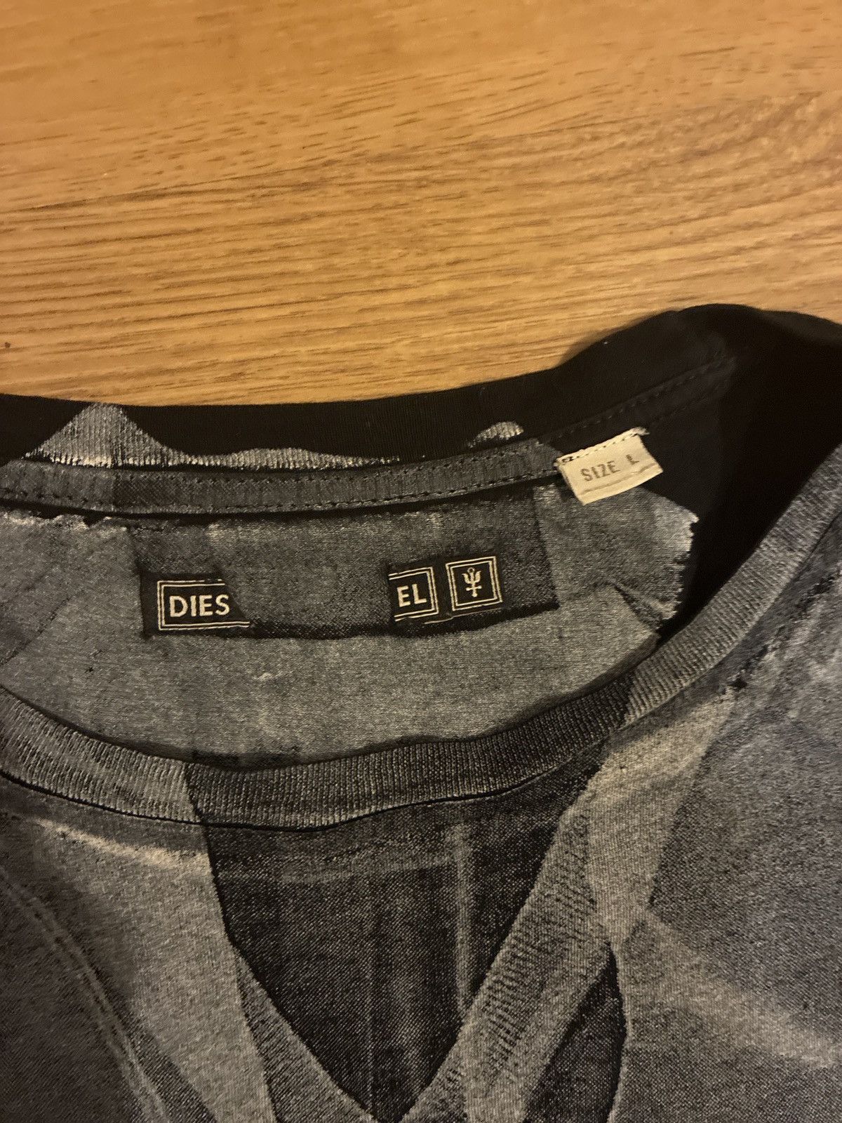 Diesel short-sleeved t-shirt Y2K Diesel Avant Garde Size US L / EU 52-54 / 3 - 3 Thumbnail