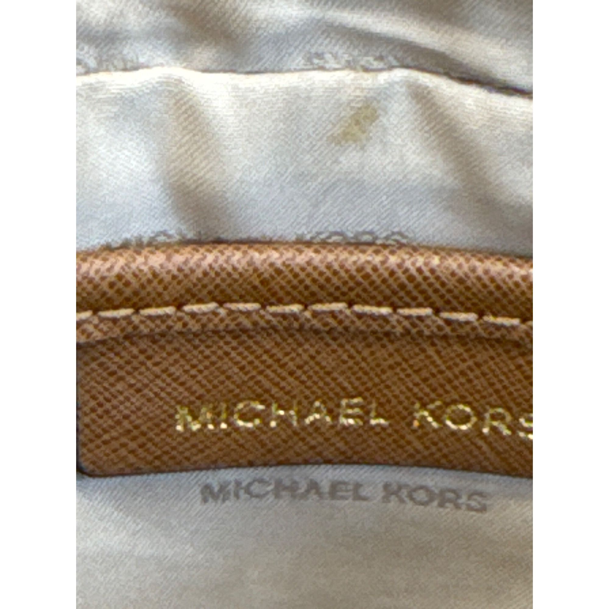 Michael Kors Michael Kors Womens Brown Leather Small Crossbody Purse SKU Size ONE SIZE - 13 Thumbnail