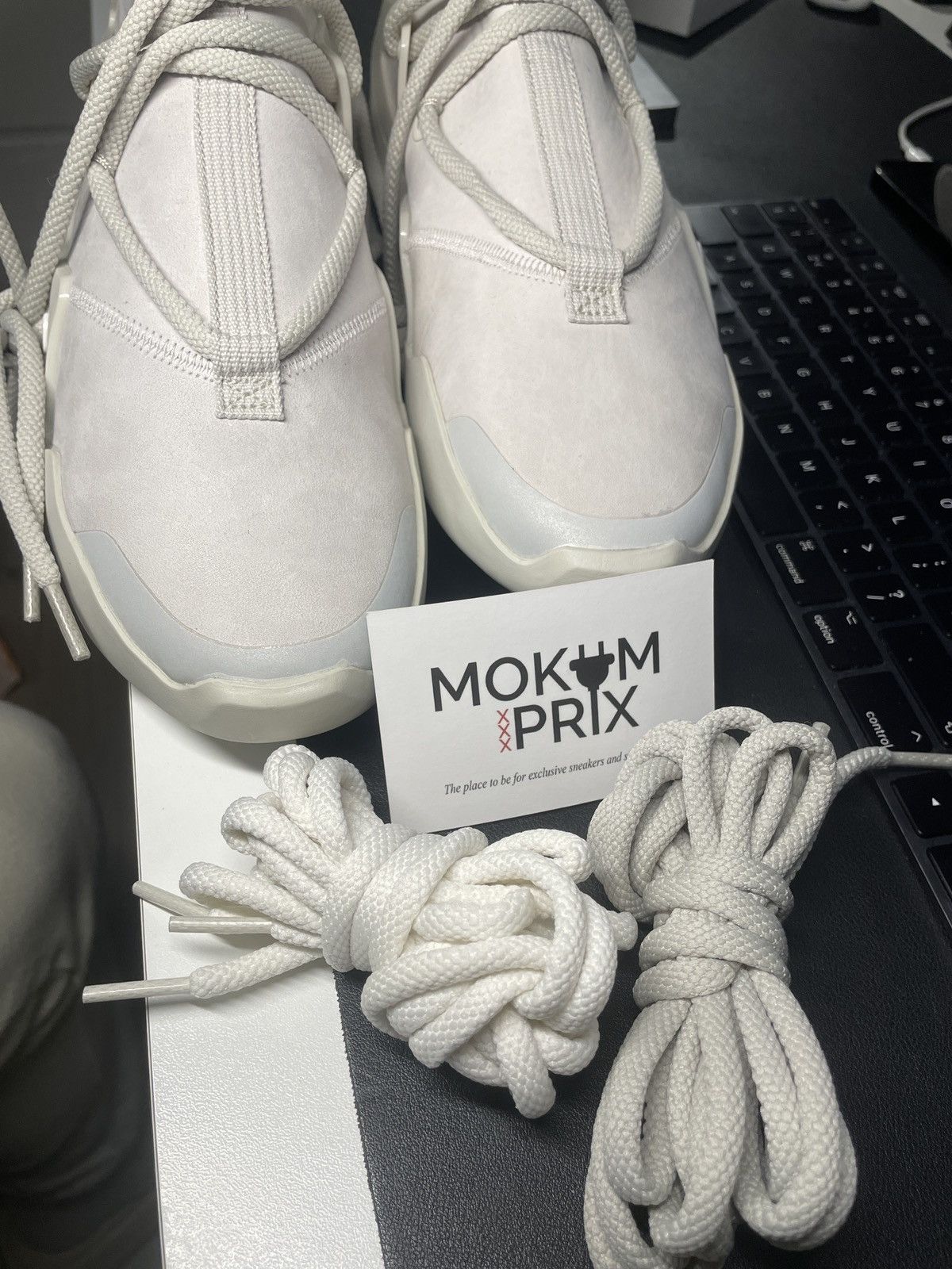 Fear of God × Nike Nike Air Fear of God 1 Light Bone (Friends & Family) Size US 7 / EU 40 - 13 Thumbnail