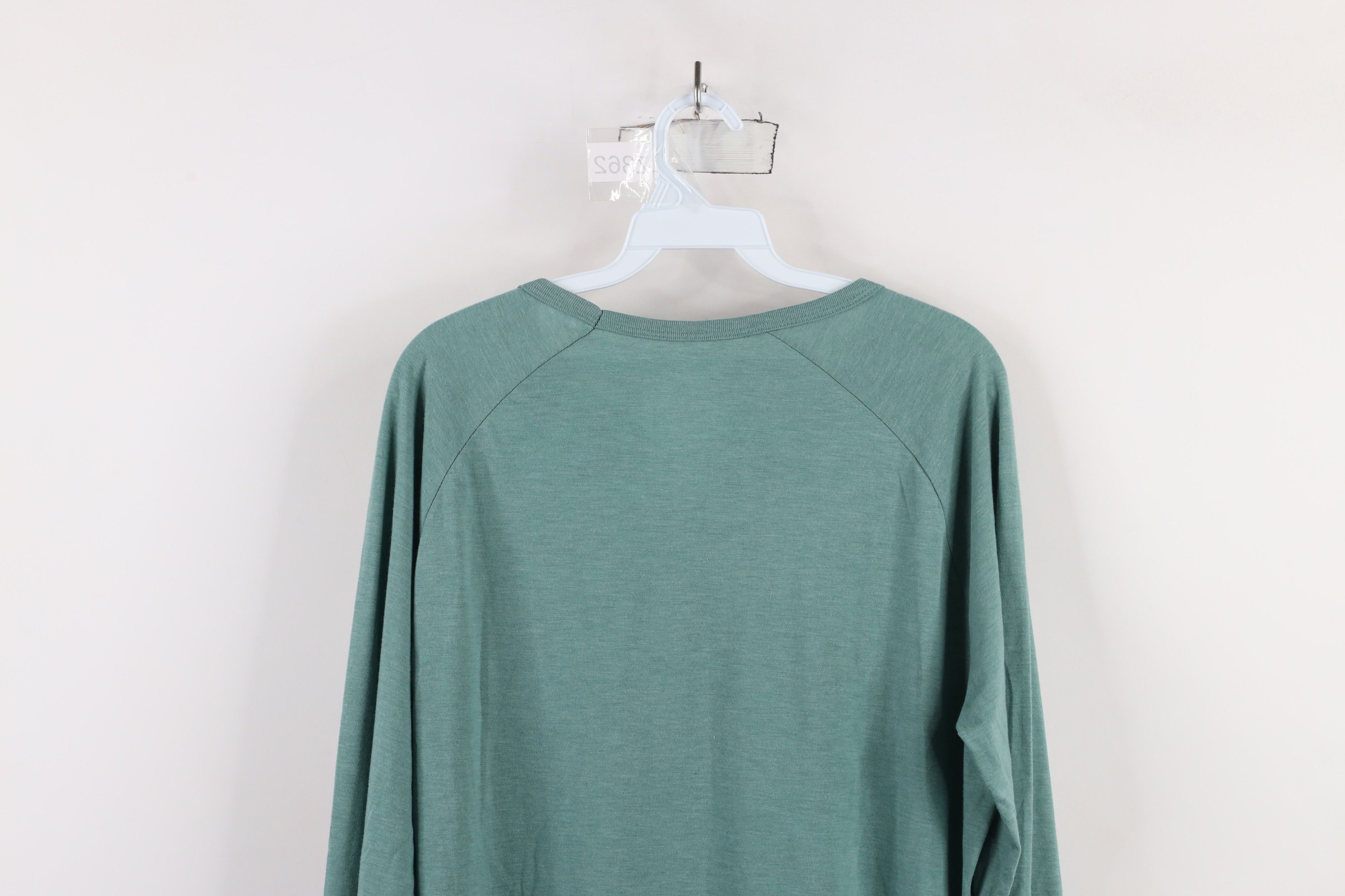 The North Face × Vintage The North Face Van Jersey Knit Long Sleeve T-Shirt Green Size XL / US 12-14 / IT 48-50 - 10 Thumbnail