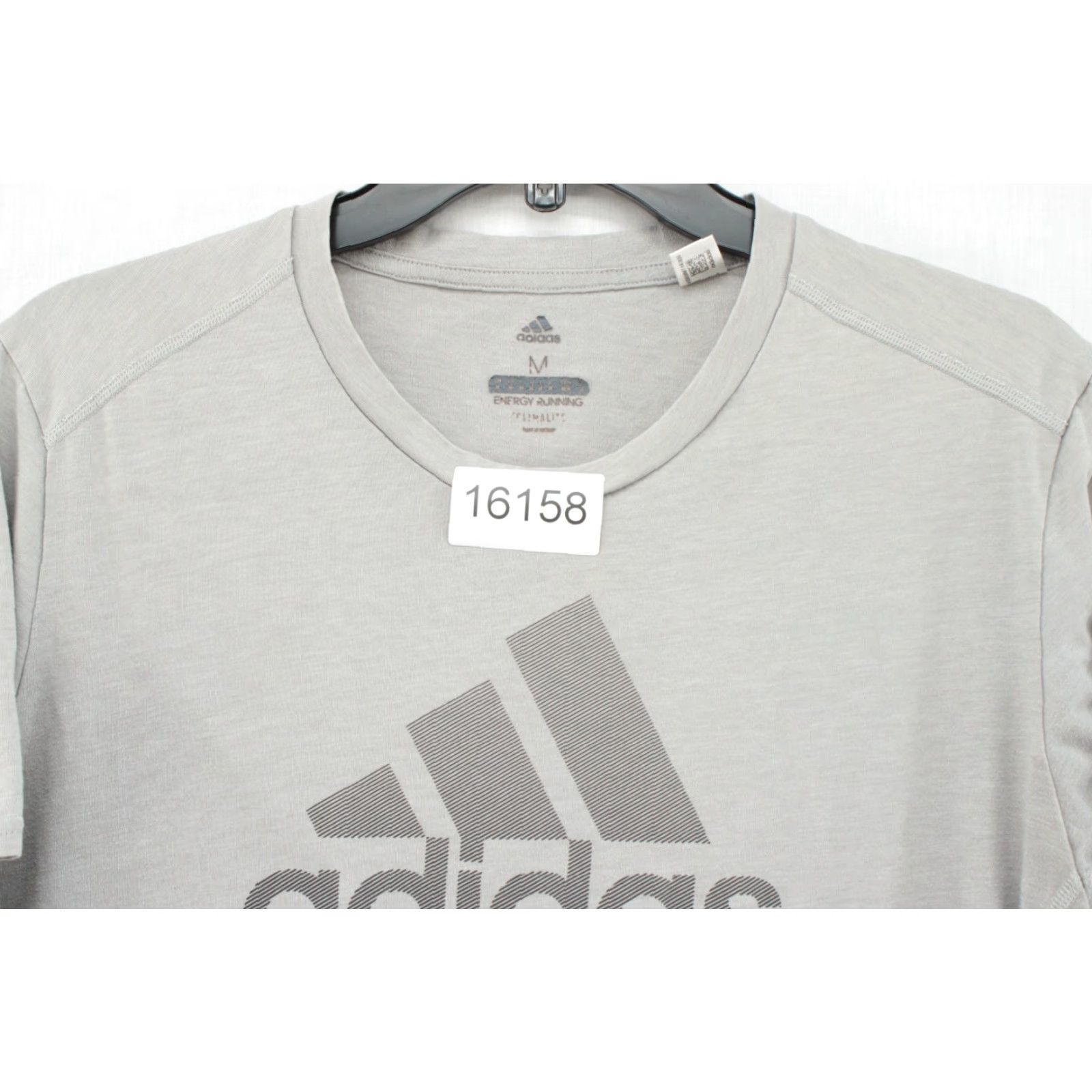 Adidas ADIDAS CLIMALITE Energy Running T Shirt Womens Medium Gray Short Sleeve Athletic Size M / US 6-8 / IT 42-44 - 8 Thumbnail