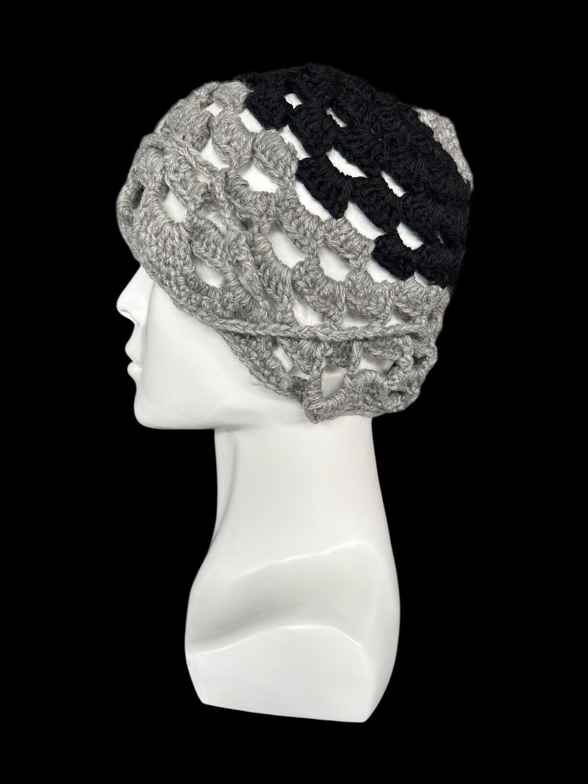 Japanese Brand × Kapital × Vintage Crochet Knitted handmade Rare Beanie Hats☠️☠️ Size ONE SIZE - 1 Thumbnail