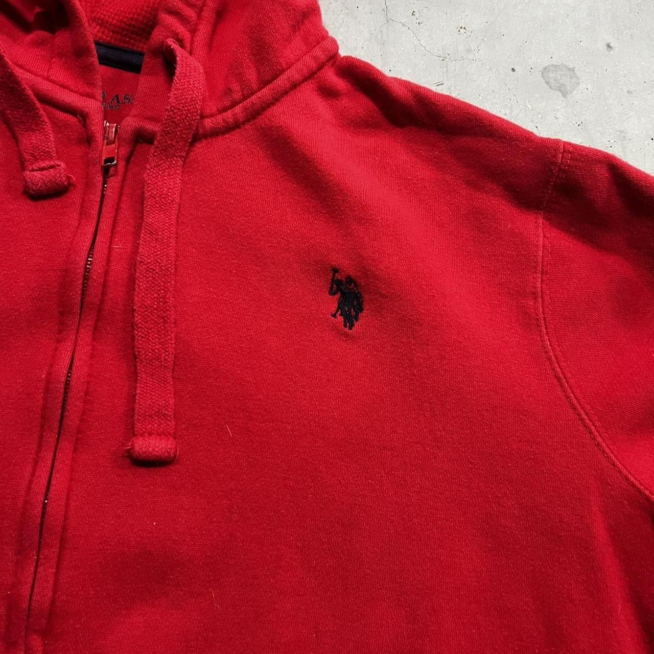 U.S. Polo Assn. × Vintage Vintage Y2K/2000s US Polo Assn Y2K Essential Zipup Hoodie! Size US L / EU 52-54 / 3 - 2 Thumbnail