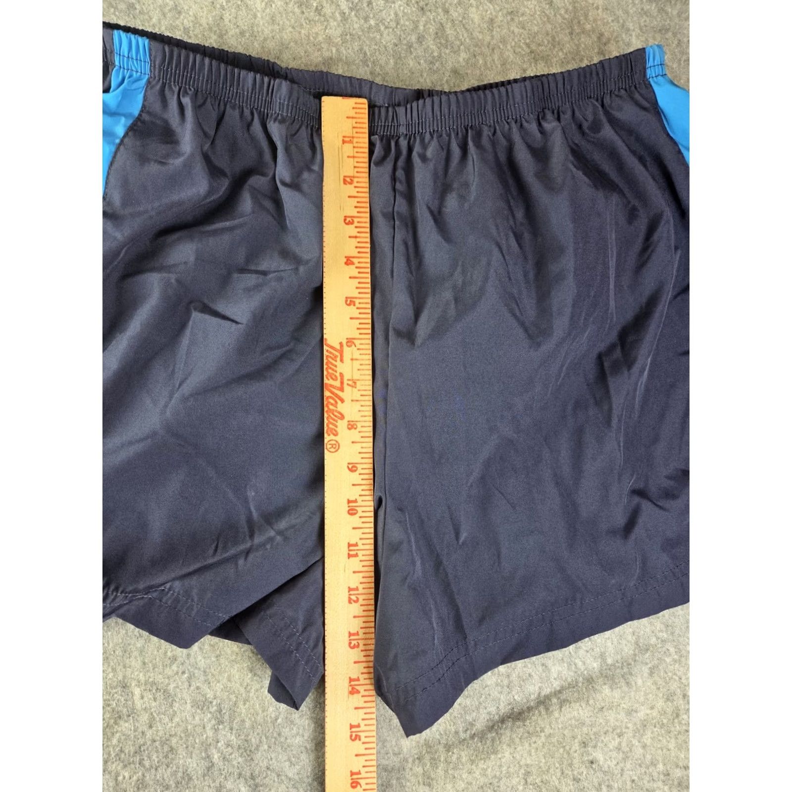 Vintage Kathy Ireland Womens Shorts L Blue Elastic Waist Gym Running Workout Regular Fit NFL? Size 36" / US 14 / IT 50 - 7 Thumbnail