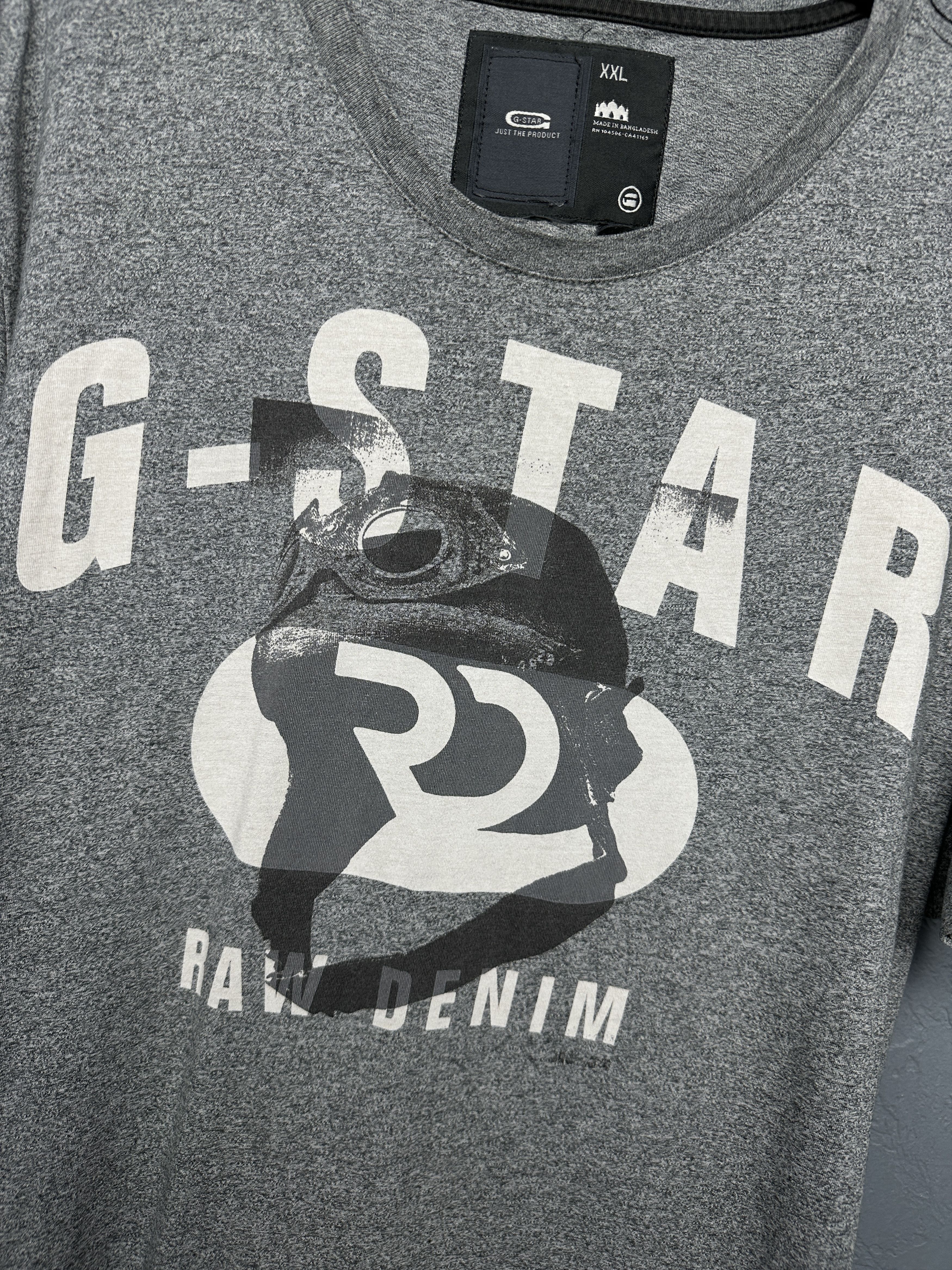 G-Star G Star Raw Mens Destrukt Crew Neck T-Shirt Size US XXL / EU 58 / 5 - 3 Thumbnail