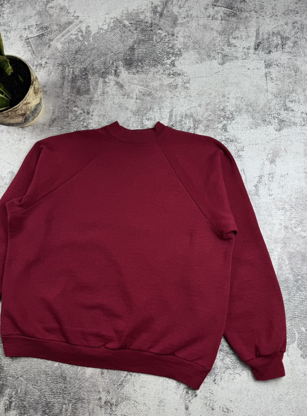 Hanes Vintage HANES Activewear Red Sportswear USA Blank 90s Hoodie Sweatshirt Pullover Size US XL / EU 56 / 4 - 3 Thumbnail