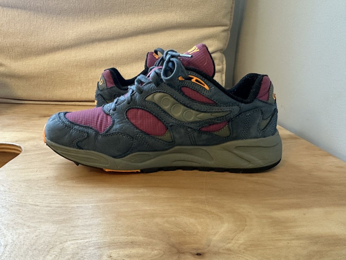 Saucony Saucony Grid Shadow 2 Premium Blue/Purple/Orange Size US 10.5 / EU 43-44 - 3 Thumbnail