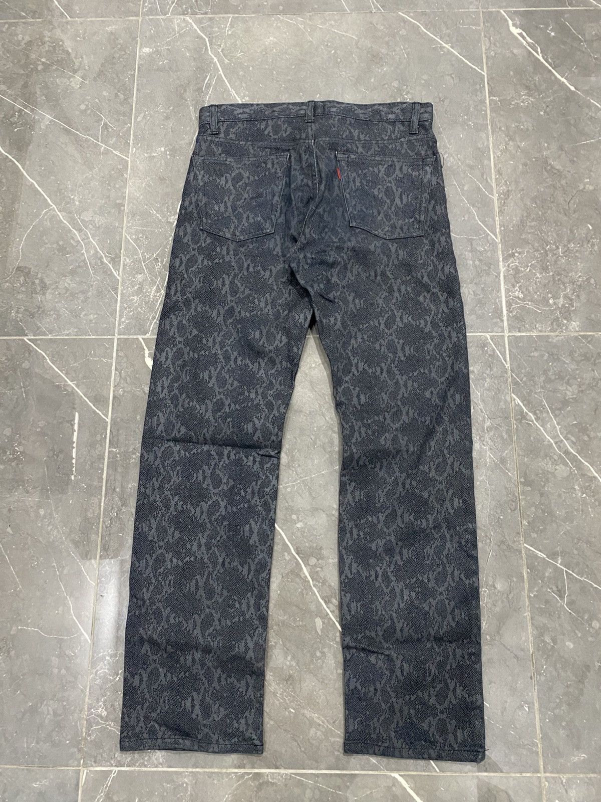 Japanese Brand Velvetglove japanese denim waxed snake skin Size US 28 / EU 44 - 4 Thumbnail