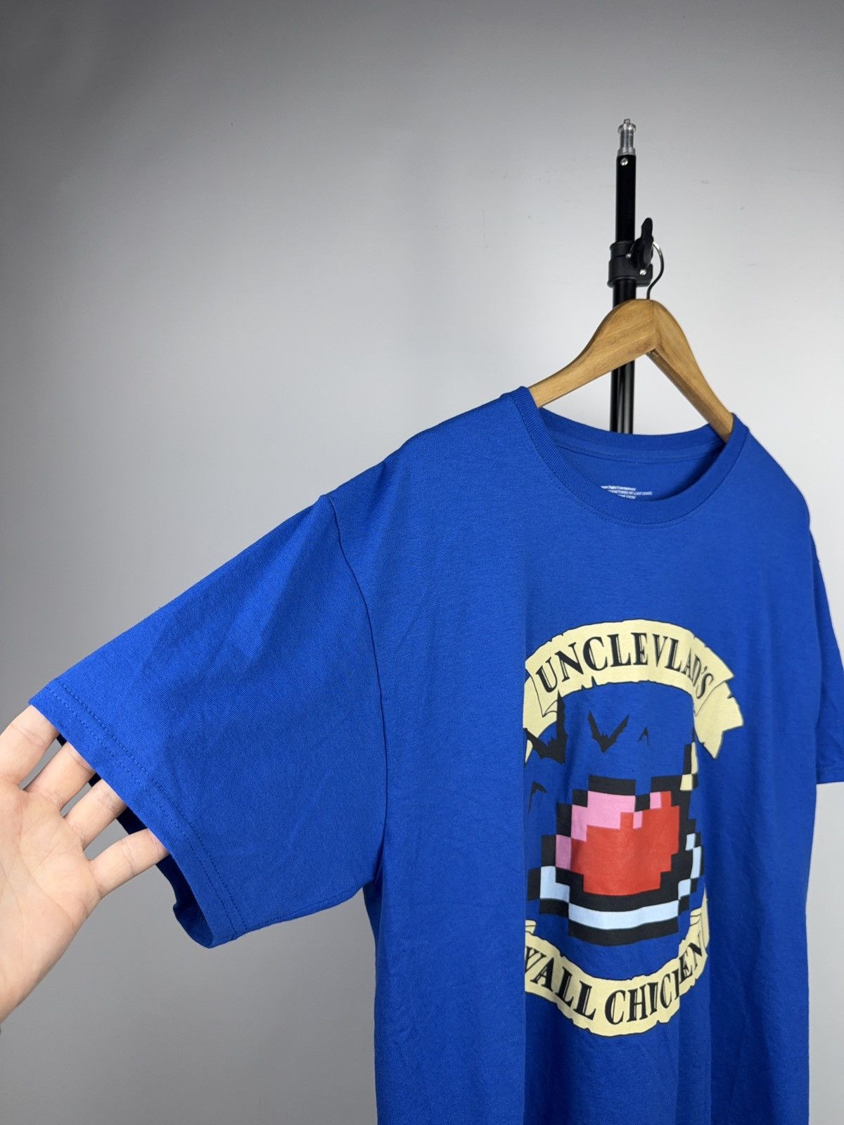 Nintendo Retro 00s Loot Gaming Castlevania Wall Chicken Pixel Tee L Size US L / EU 52-54 / 3 - 2 Thumbnail