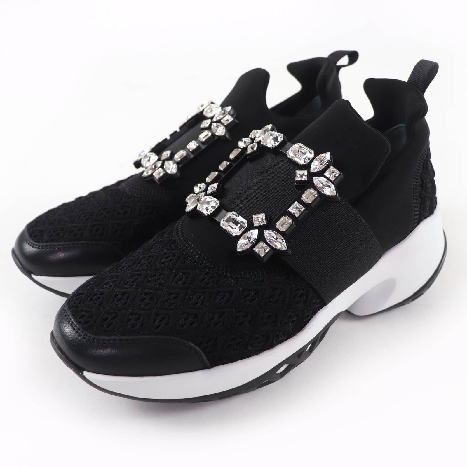 Roger Vivier Roger Vivier Roger Vivier Viv Run Sneakers Leather Shoes DUTY FREE for USA Size ONE SIZE - 1 Thumbnail