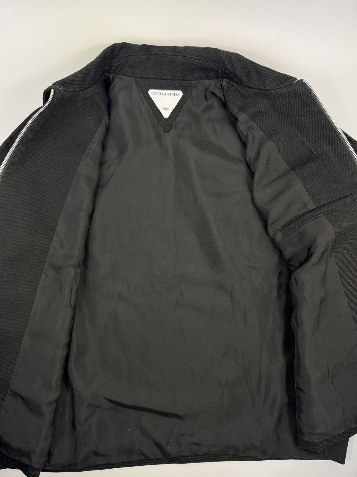 Bottega Veneta Contrast Stitch Twill Zip Blouson Bomber Jacket Daniel Lee Size US L / EU 52-54 / 3 - 3 Thumbnail