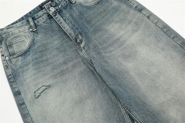 Japanese Brand Sawako x Yuko Loose casual washed distressed knee jeans Size US 32 / EU 48 - 5 Thumbnail
