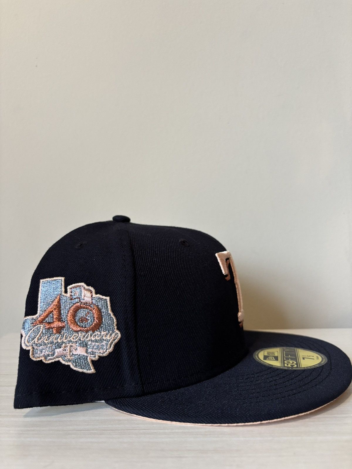 Topperz Texas Rangers Fitted Size 7 1/2 Topperz Size ONE SIZE - 3 Thumbnail