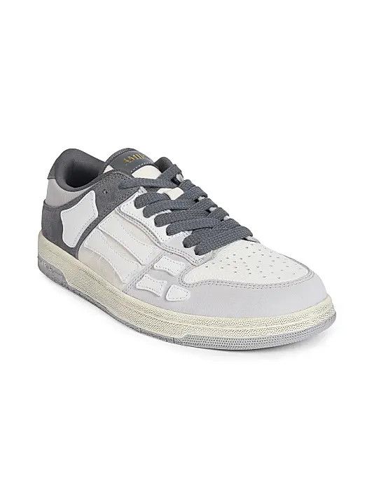 Amiri os11x1225 Distressed Skel Top Low Sneakers in Multicolor Size US 8 / EU 41 - 2 Thumbnail
