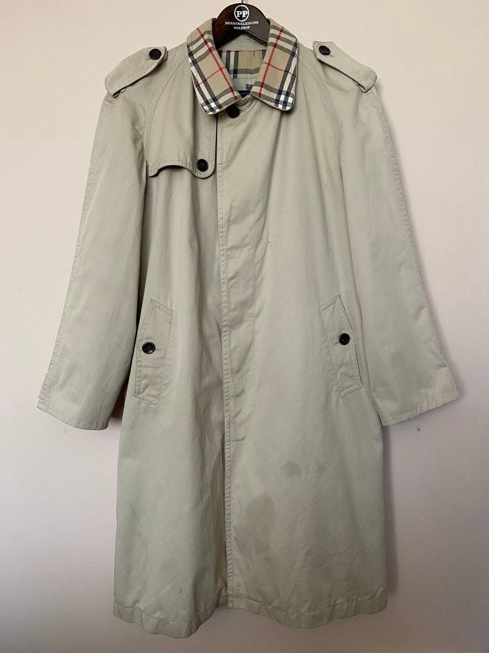 Burberry Burberry London Nova Check Trench Coat Beige Size US M / EU 48-50 / 2 - 1 Thumbnail