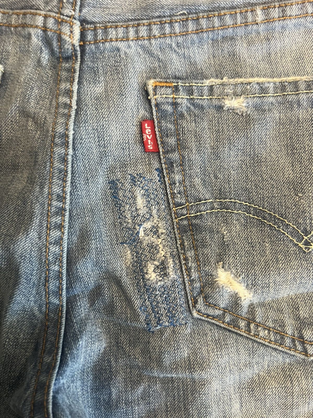 Levi's Levis destroyed 511 denim shorts Size US 32 / EU 48 - 4 Thumbnail