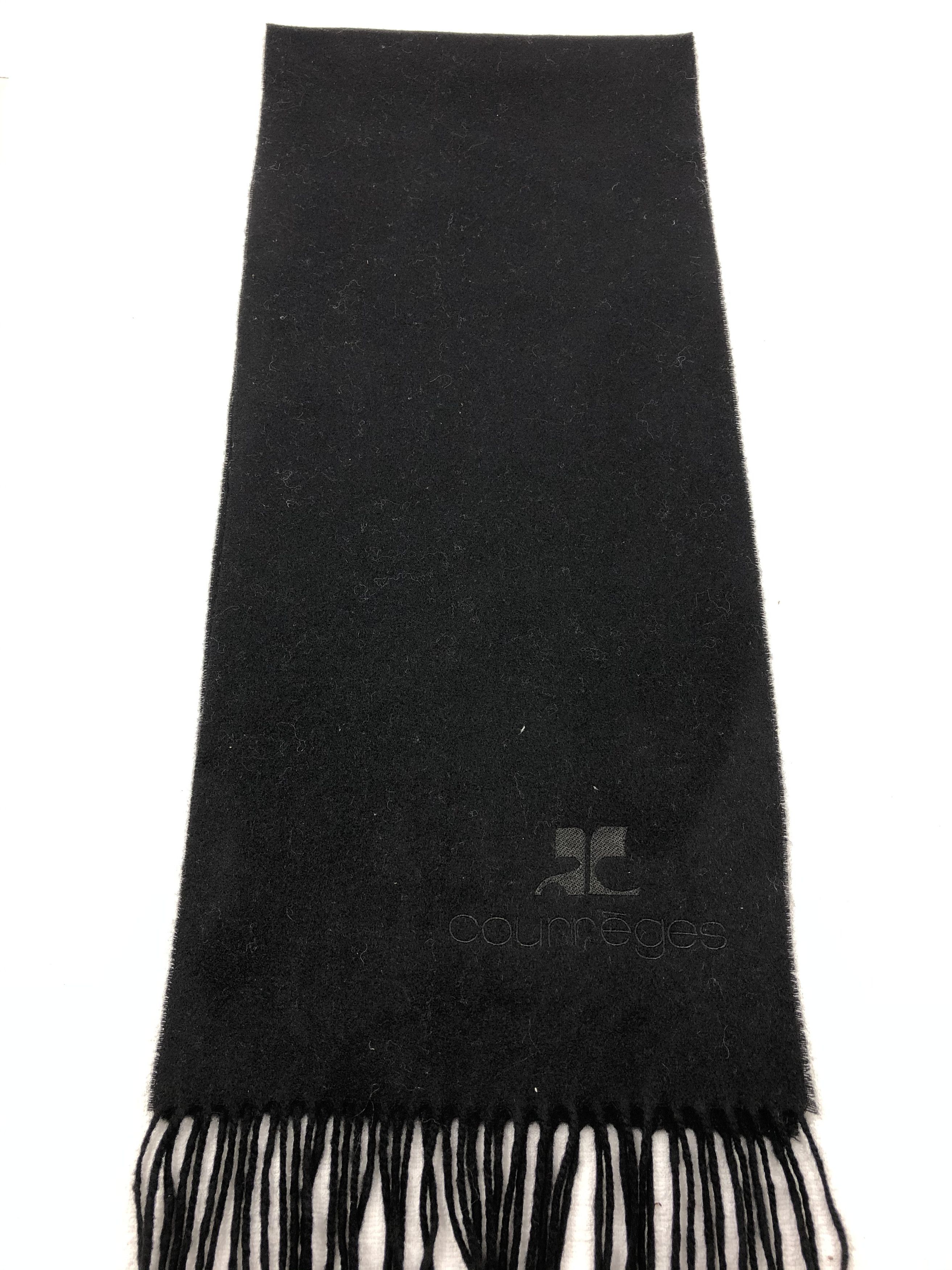 Courreges Courreges Lambswool Scarf / Muffler / Neckwear Size ONE SIZE - 3 Thumbnail