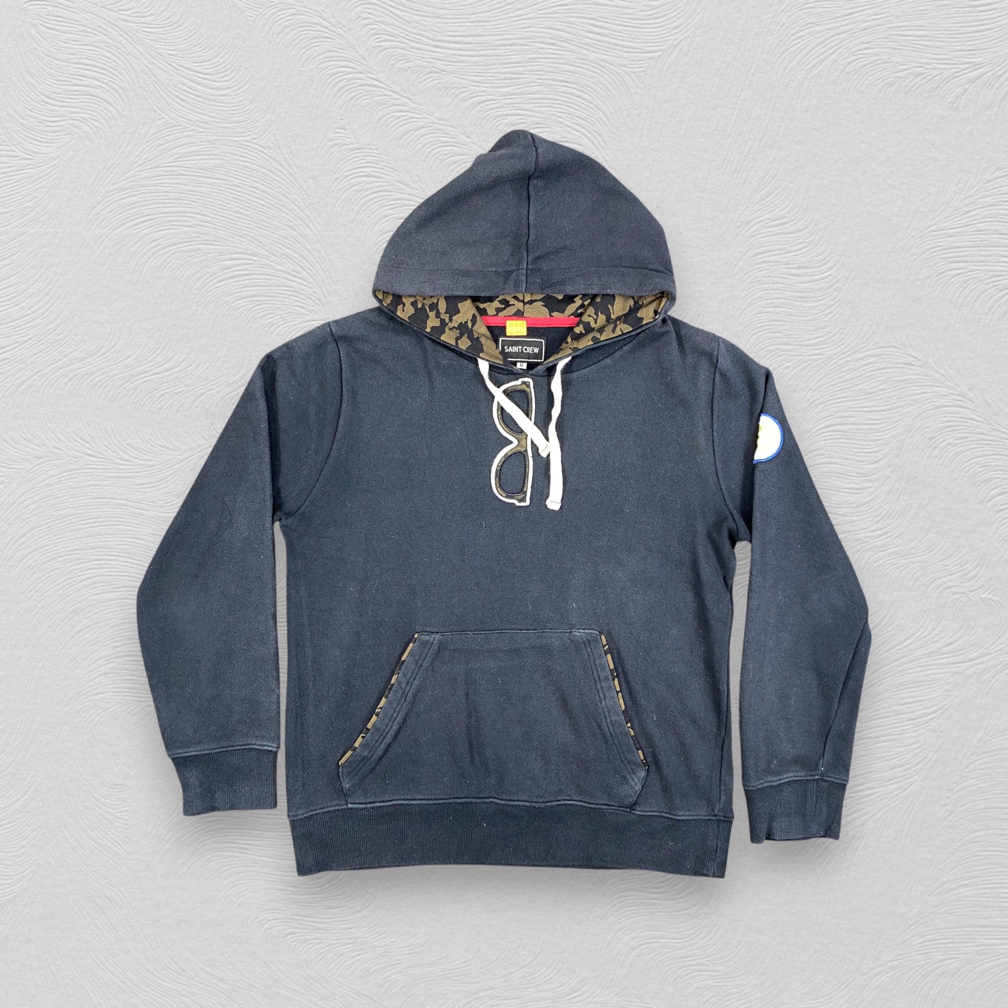 Japanese Brand Saint Crew Stylish Sun Faded Hoodies -SW182 Size US M / EU 48-50 / 2 - 1 Thumbnail