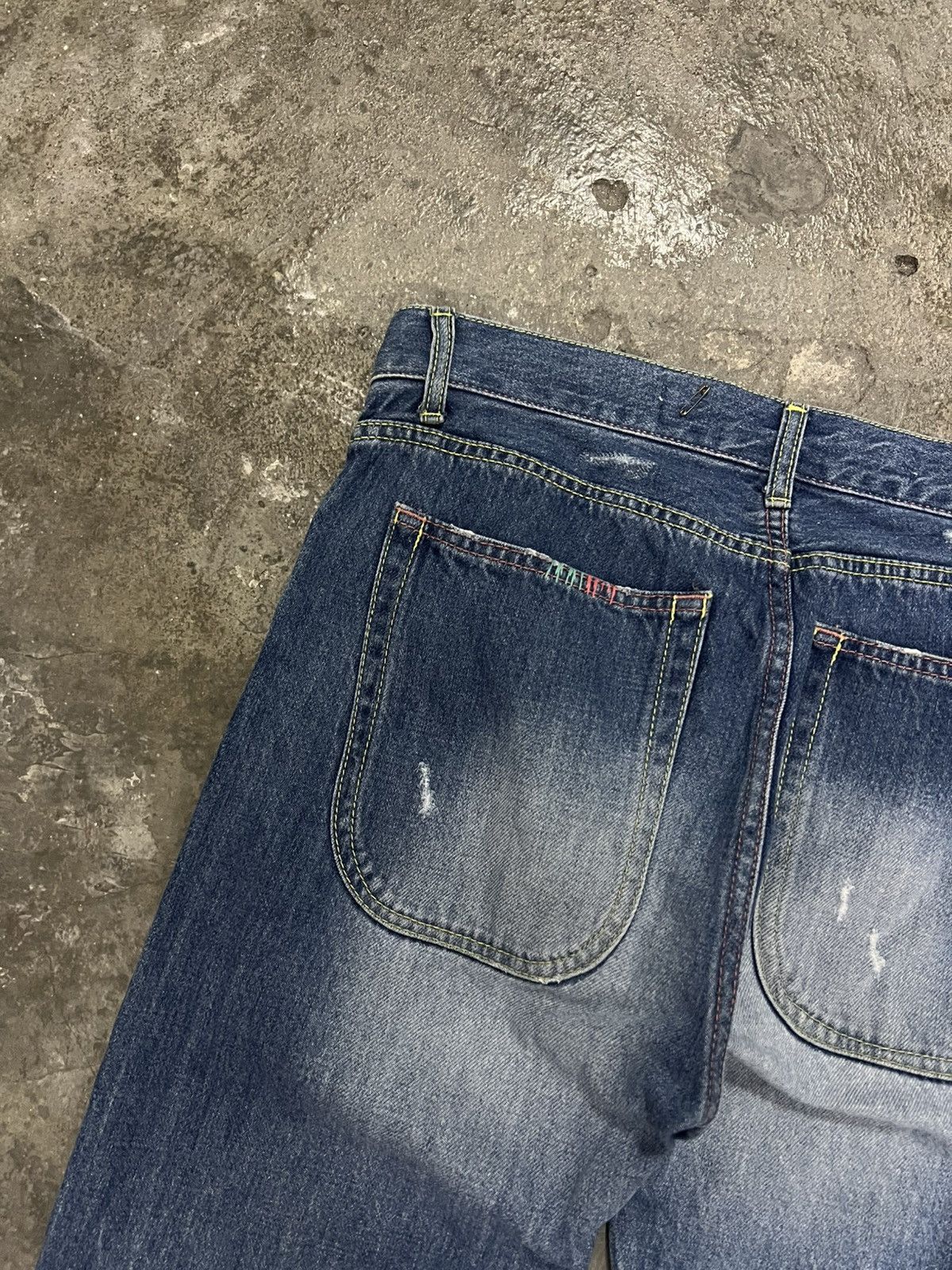 Japanese Brand TSUMORI CHISATO BY ISSEY MIYAKE DISTRESSED JEAN Size US 31 - 16 Thumbnail