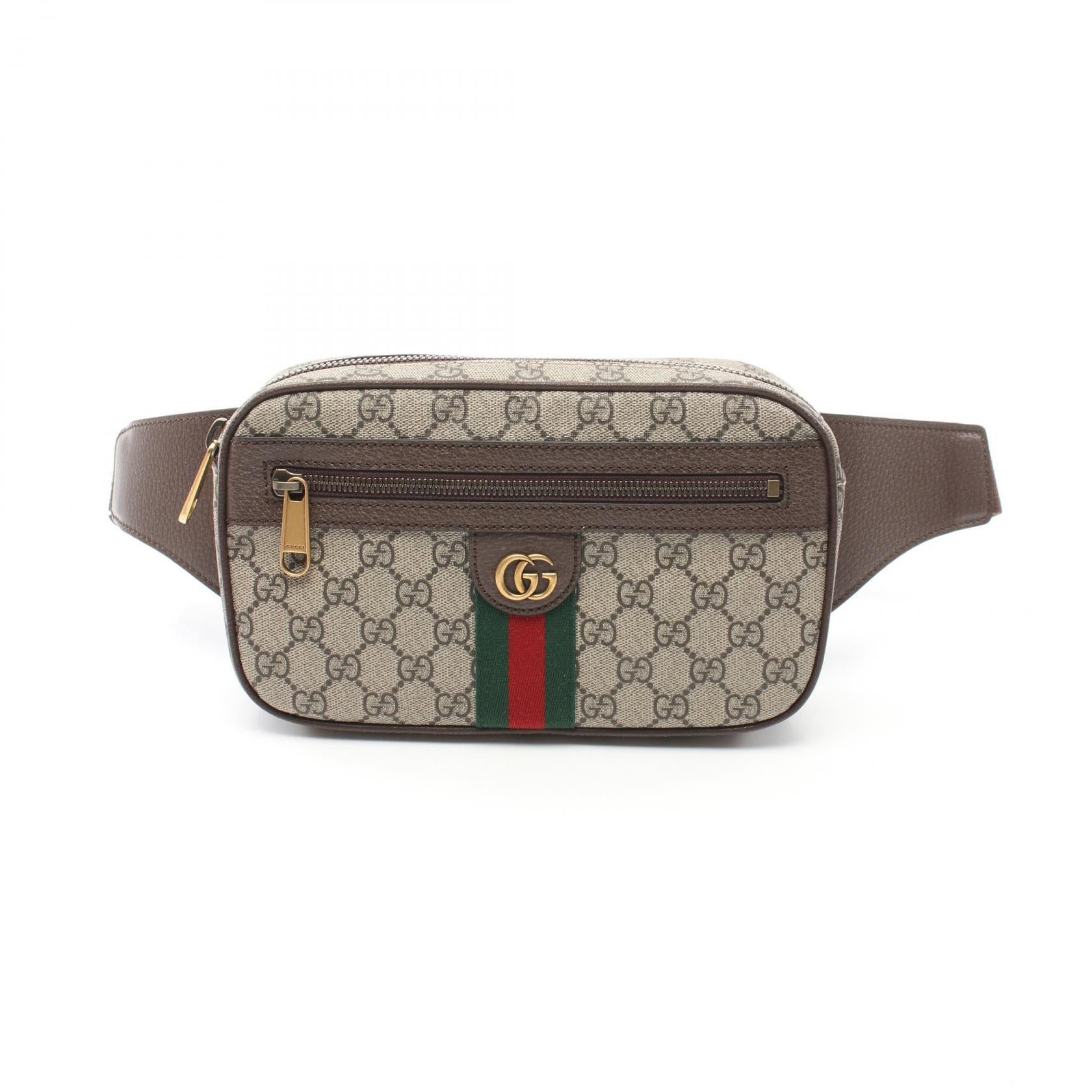 Gucci Gucci Ophidia Gg Supreme Body Bag Coated Canvas Leather Beige Brown Multicolor Size ONE SIZE - 1 Thumbnail