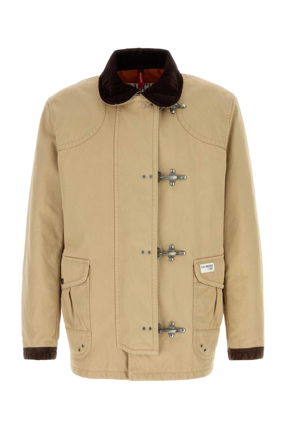 Beige Canvas Jacket