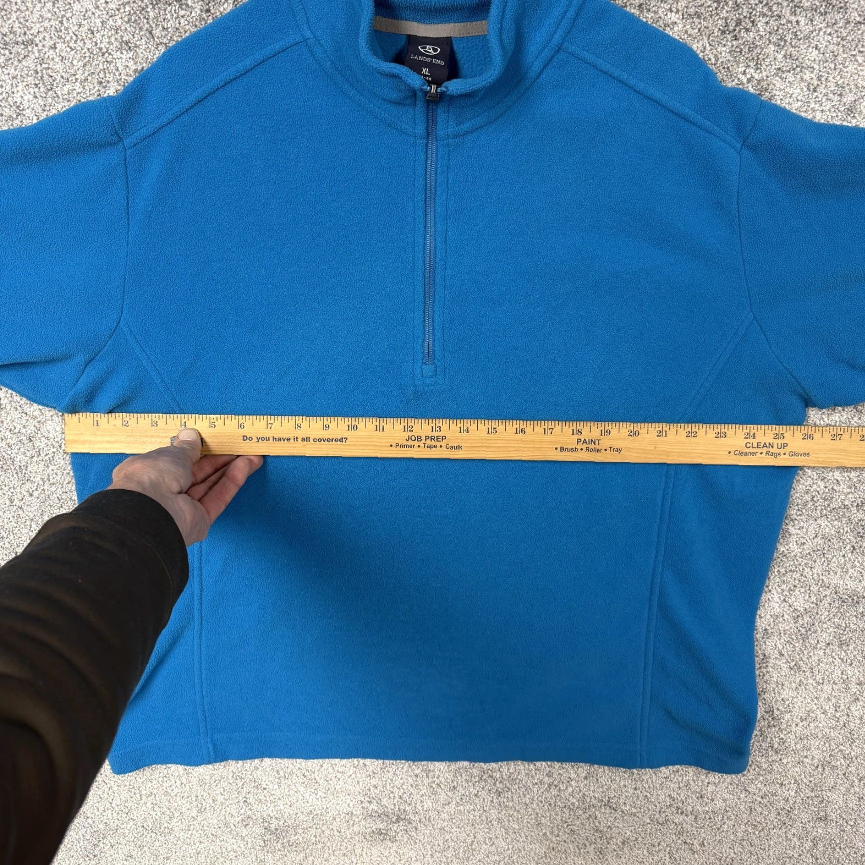 Lands' End Lands' End Pullover XL Blue Polartec Fleece Quarter Zip Outdoor Hiking Gorpcore Men XL Blue Pullover 1/4 Zip Raglan Mock Neck Zip Casual"} Size US XL / EU 56 / 4 - 4 Thumbnail