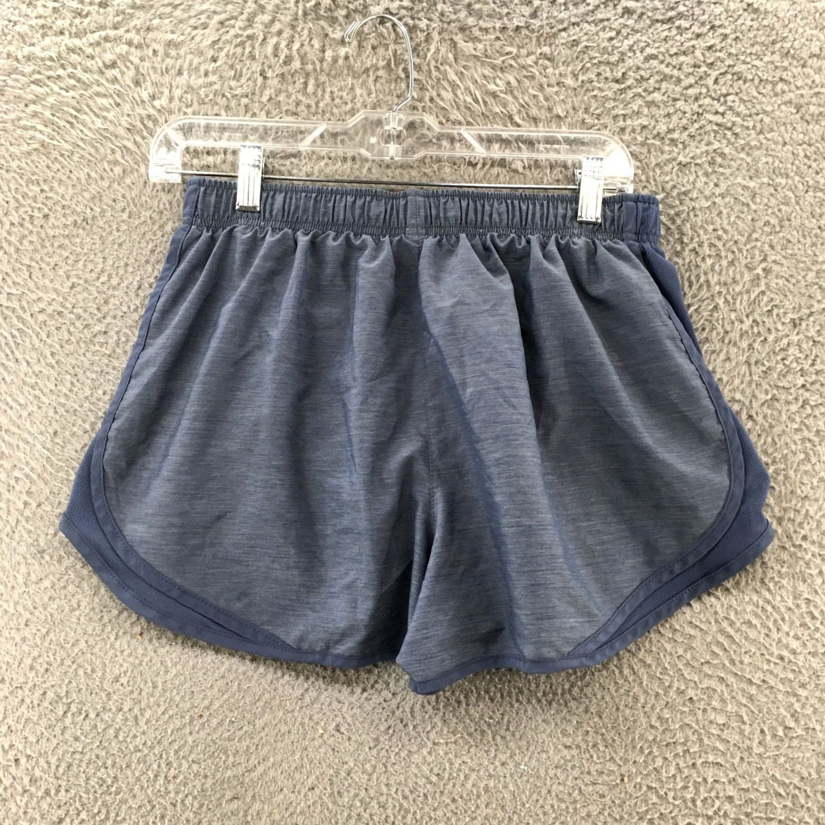 Nike Nike Dri Fit Lined Running Shorts Womens Large Blue Sportswear Size 36" / US 14 / IT 50 - 6 Thumbnail
