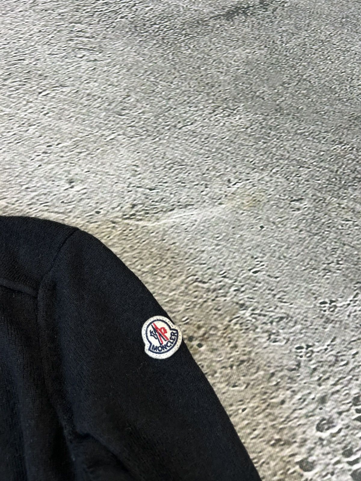 Moncler Moncler black sweater knit flared nylon hem shiny Size M / US 6-8 / IT 42-44 - 3 Thumbnail