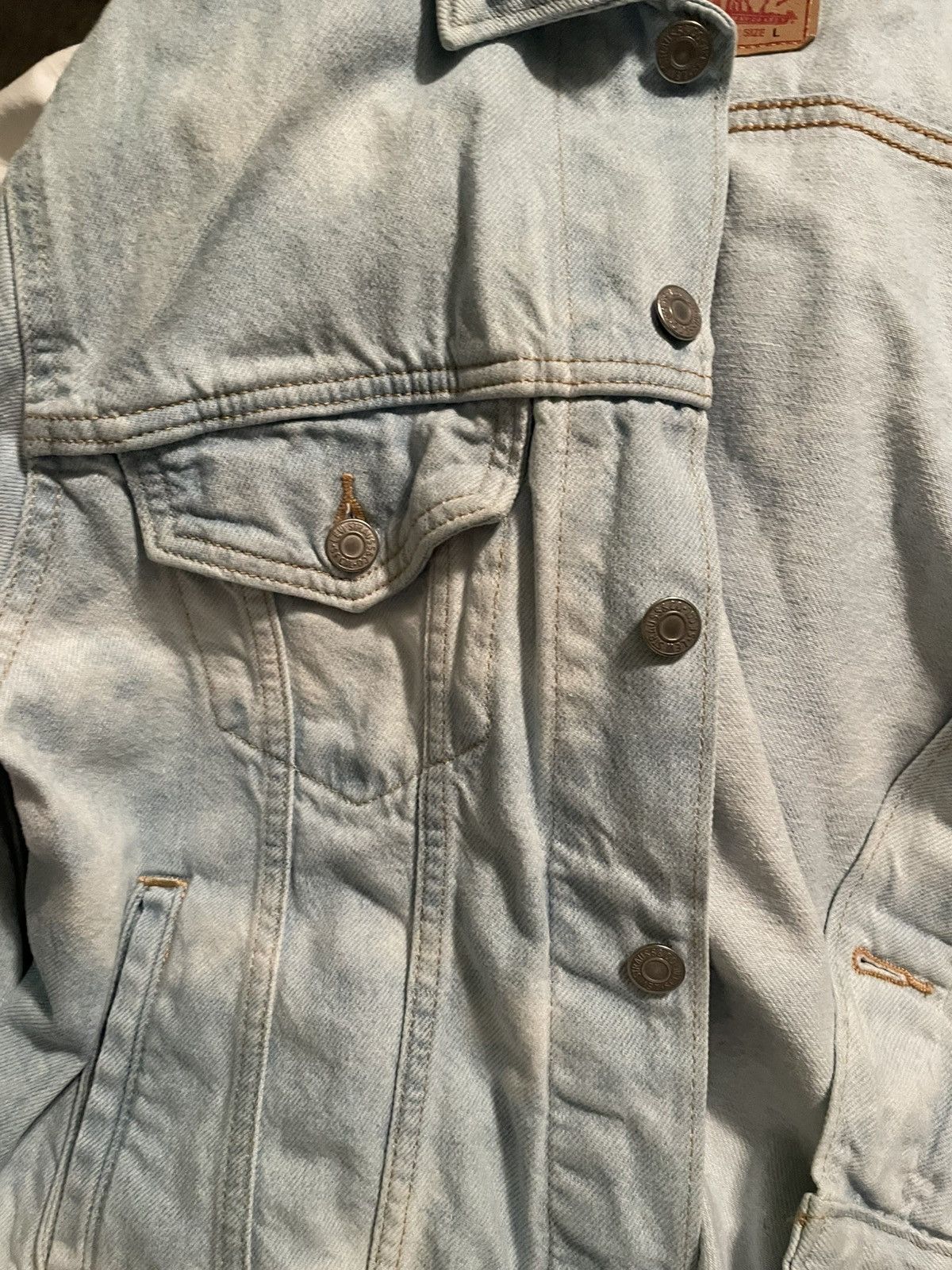Levi's Demin jacket tye dye Size L / US 10 / IT 46 - 4 Thumbnail